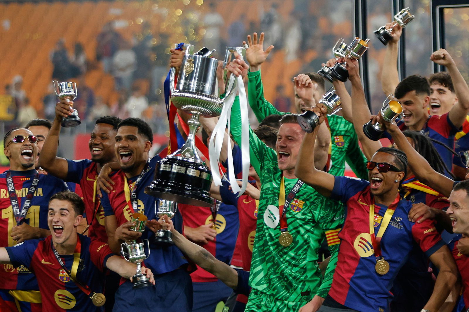 Der deutsche Nationaltorwart Marc-André ter Stegen steht nach langer Verletzung am Samstag erstmals wieder beim FC Barcelona im Tor.