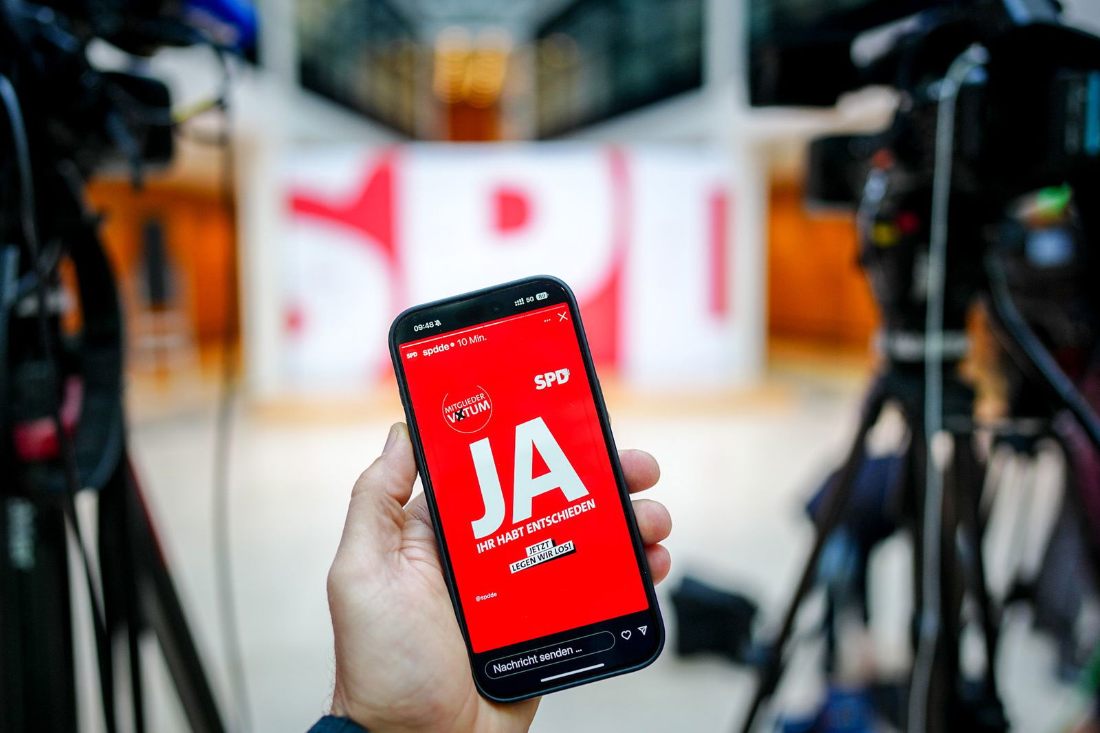 Die SPD sagt «Ja» zur schwarz-roten Koalition.