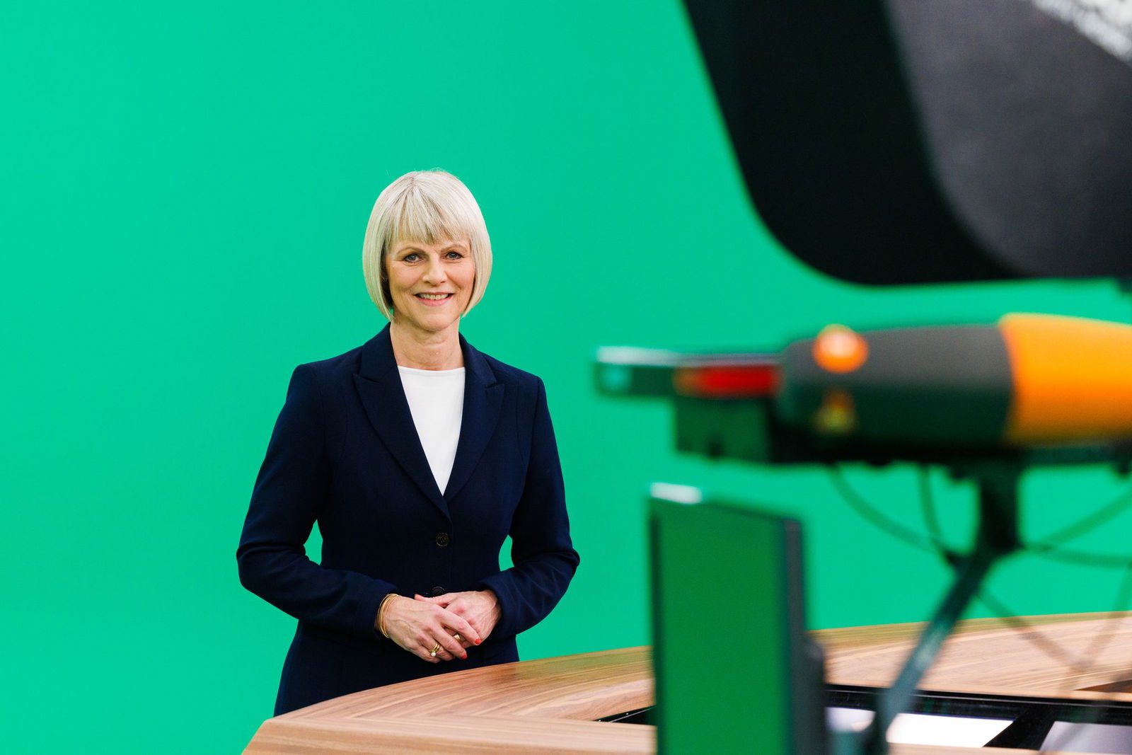 Die längste Zeit stand Gundula Gause im «heute journal» zusammen mit Claus Kleber vor der Kamera. (Archivfoto)