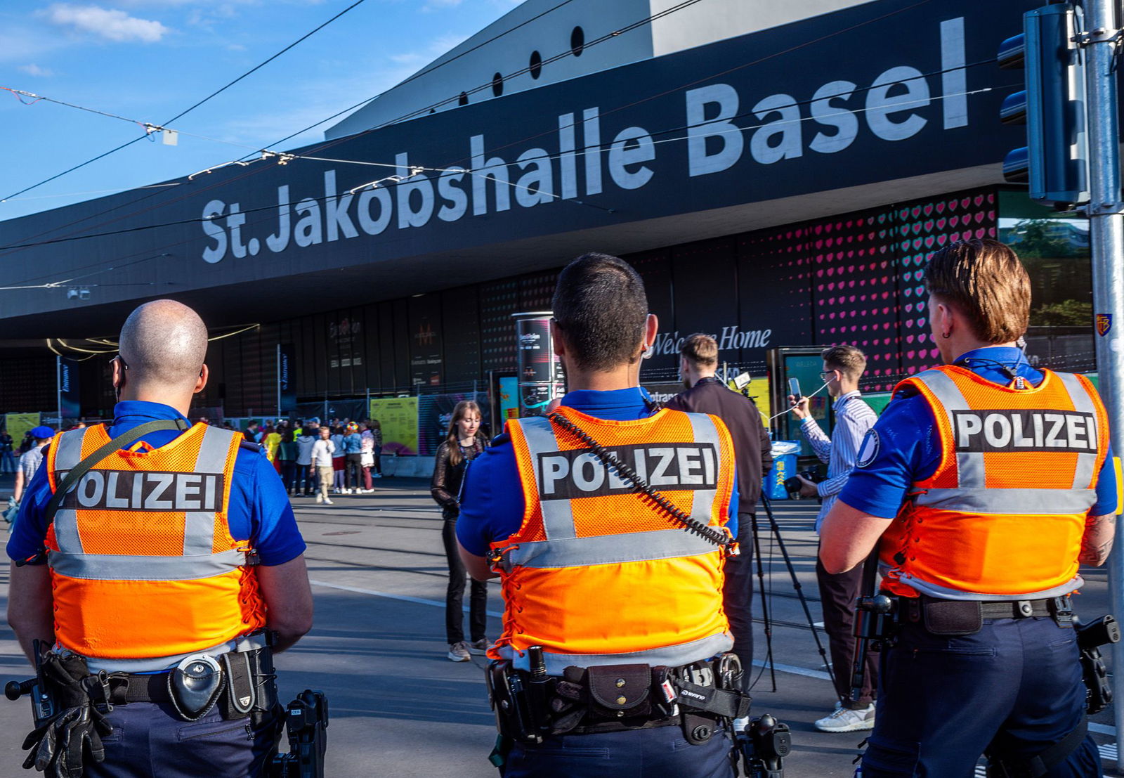 Große Sicherheit, bislang keine Ausschreitungen beim ESC.