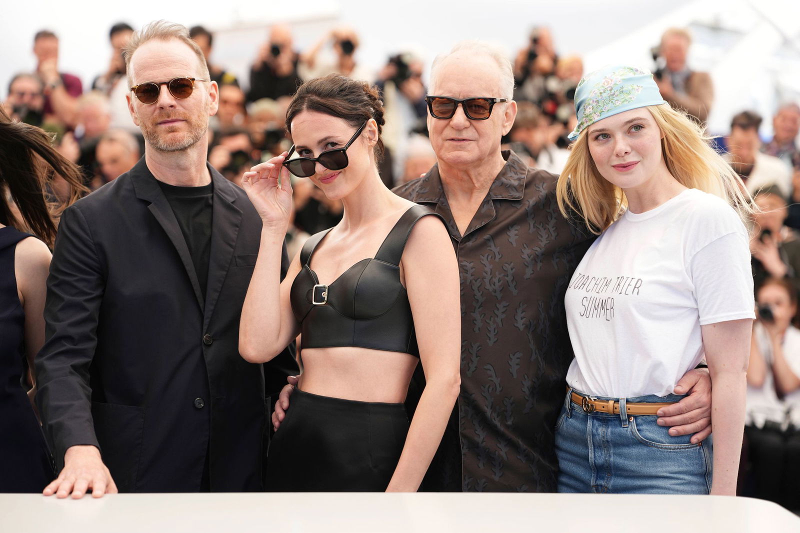 Das Filmteam von «Sentimental Value» in Cannes.