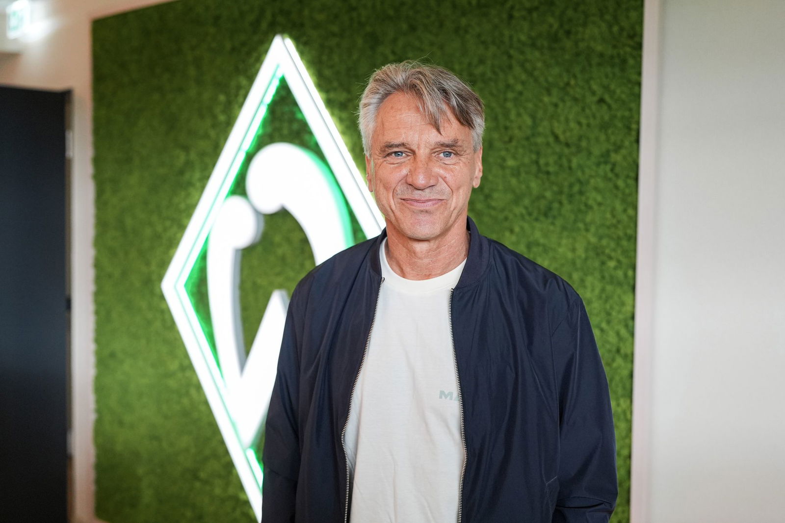 Horst Steffen wird als neuer Werder-Trainer präsentiert.
