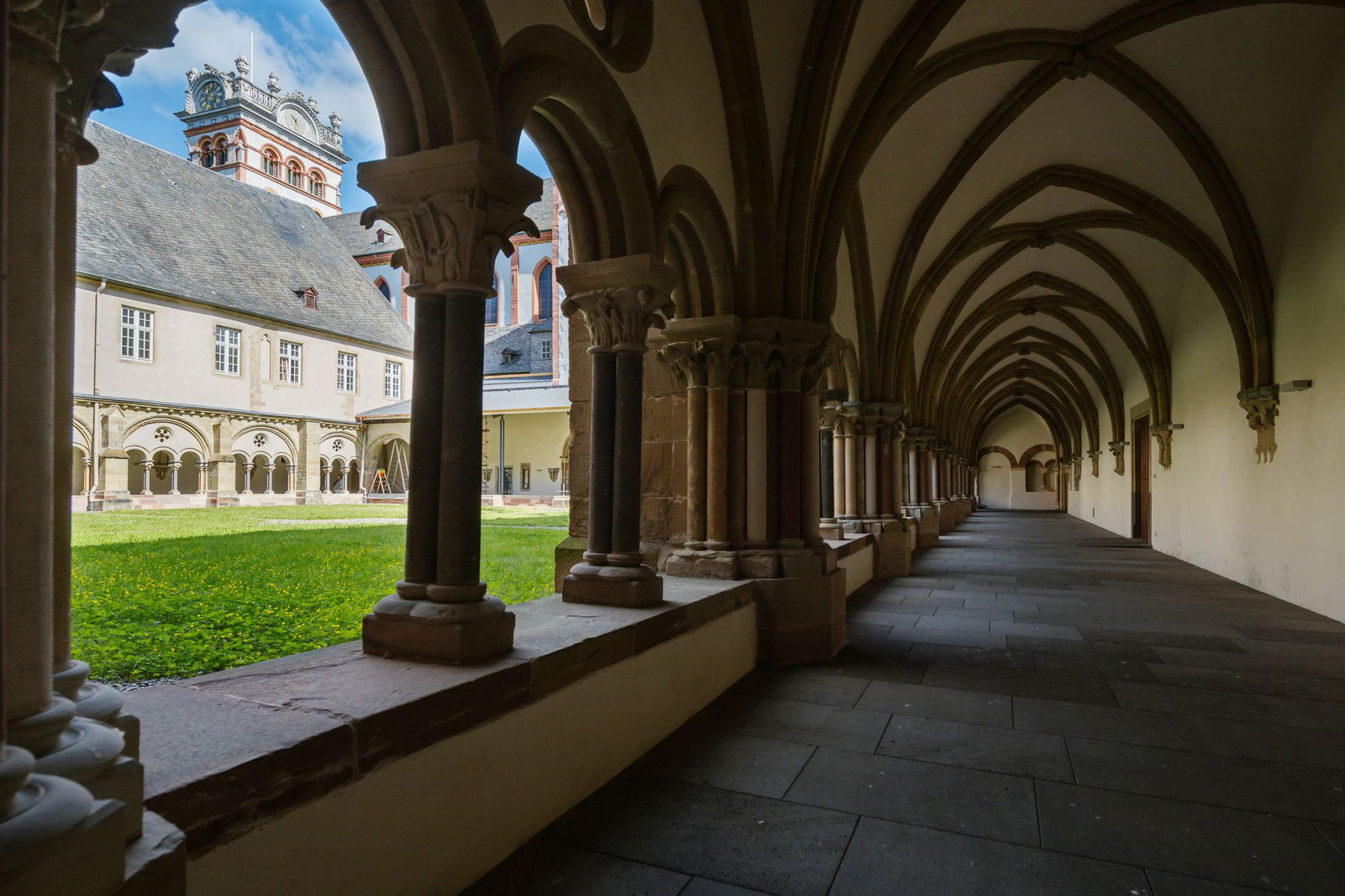Die Sanierung des Kreuzgangs hat viele Jahre gedauert.