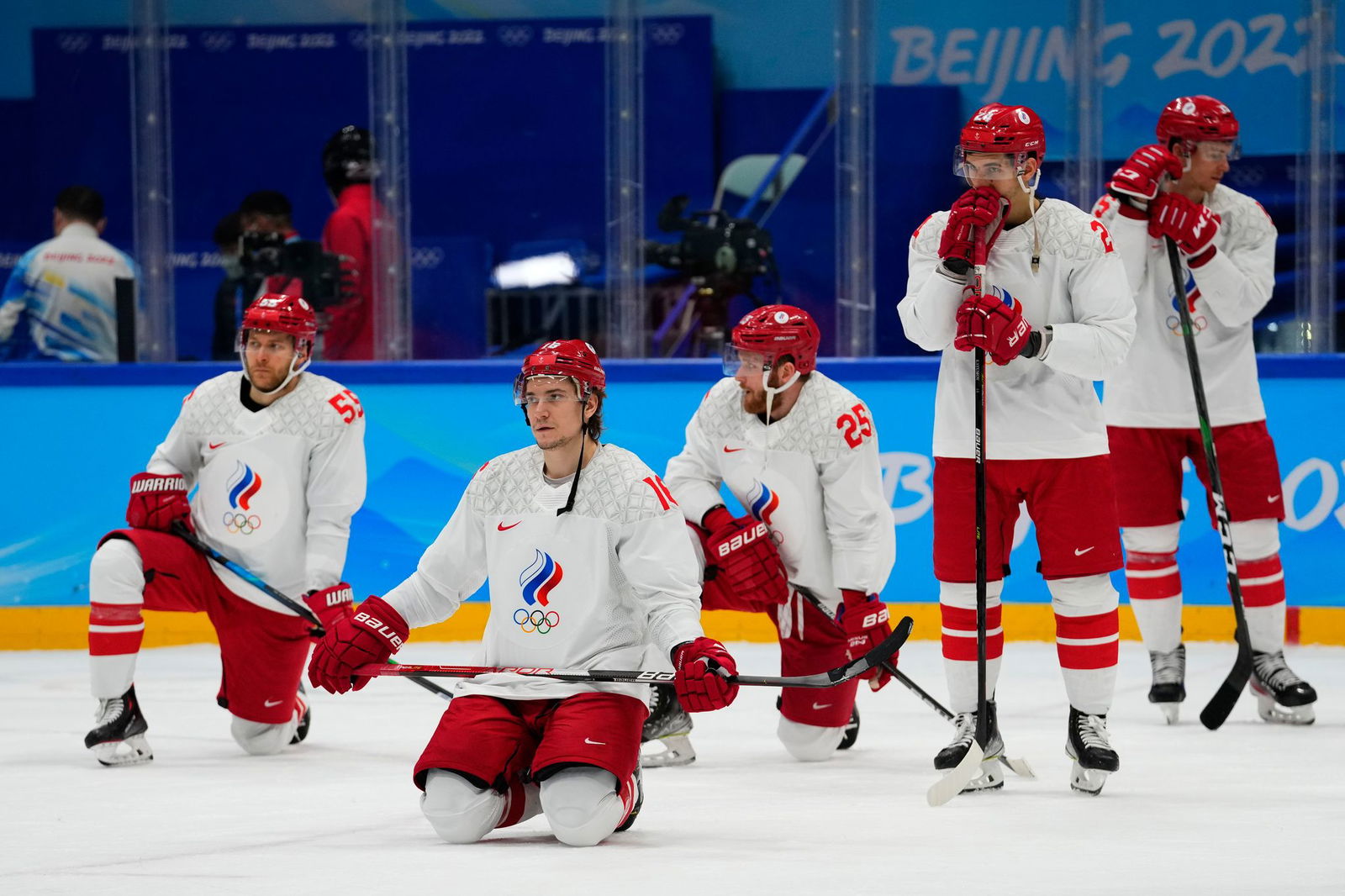 Das russische Eishockey-Team wird 2026 nicht bei Olympia starten.