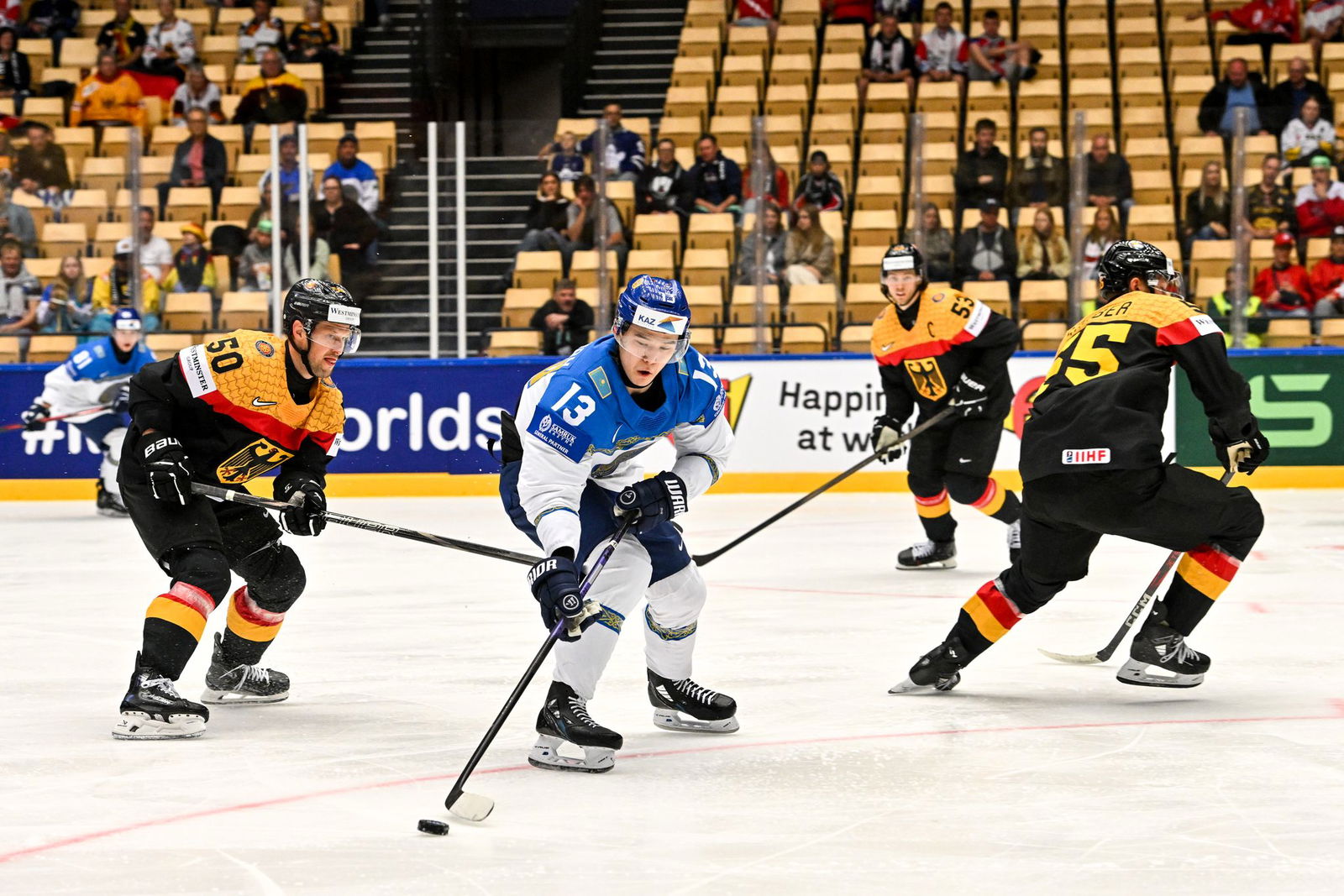 Die deutsche Mannschaft war gegen Kasachstan überlegen.