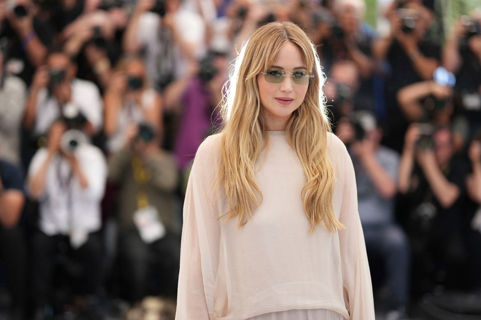 Jennifer Lawrence nach der Premiere ihres neuen Films in Cannes.