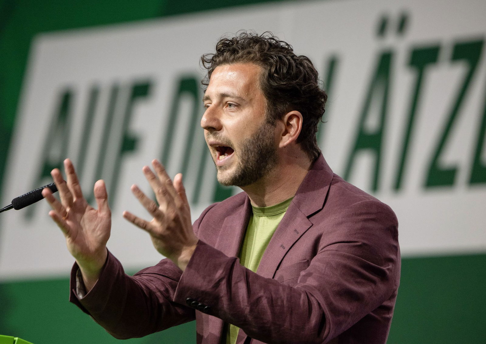 Der Grünen-Chef appelliert an die Union, den Weg für ein AfD-Verbotsverfahren freizumachen. 