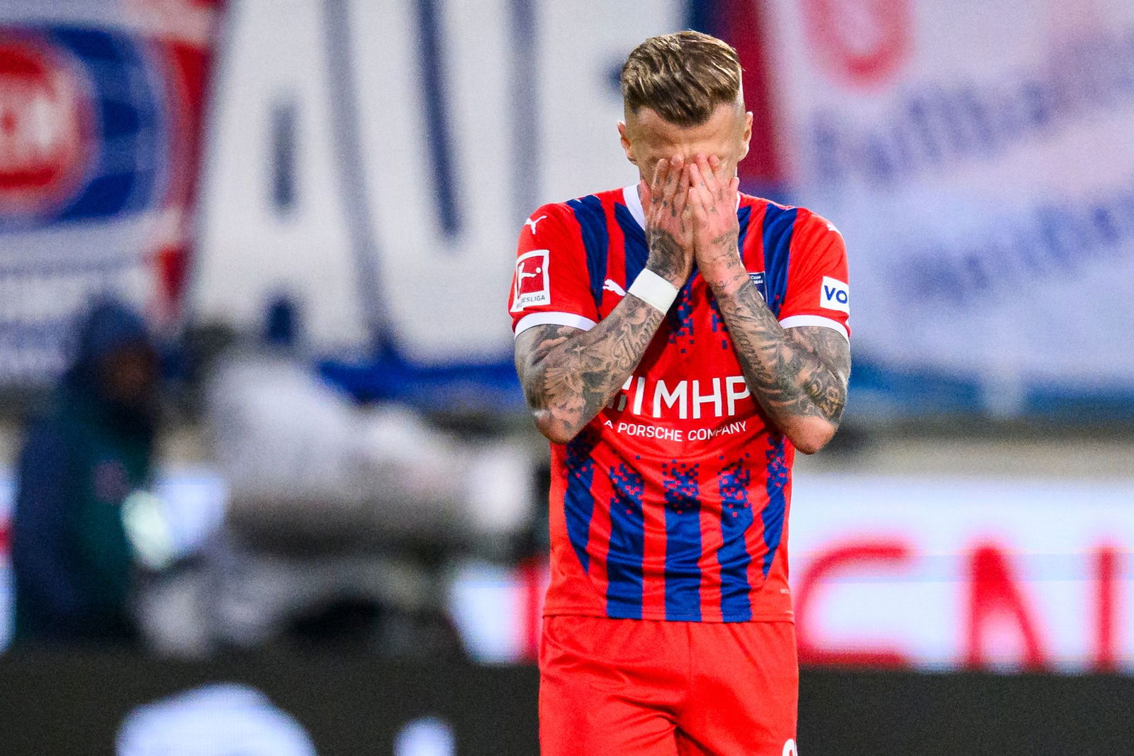 Hatte das 1:0 auf dem Fuß: Heidenheims Niklas Dorsch.