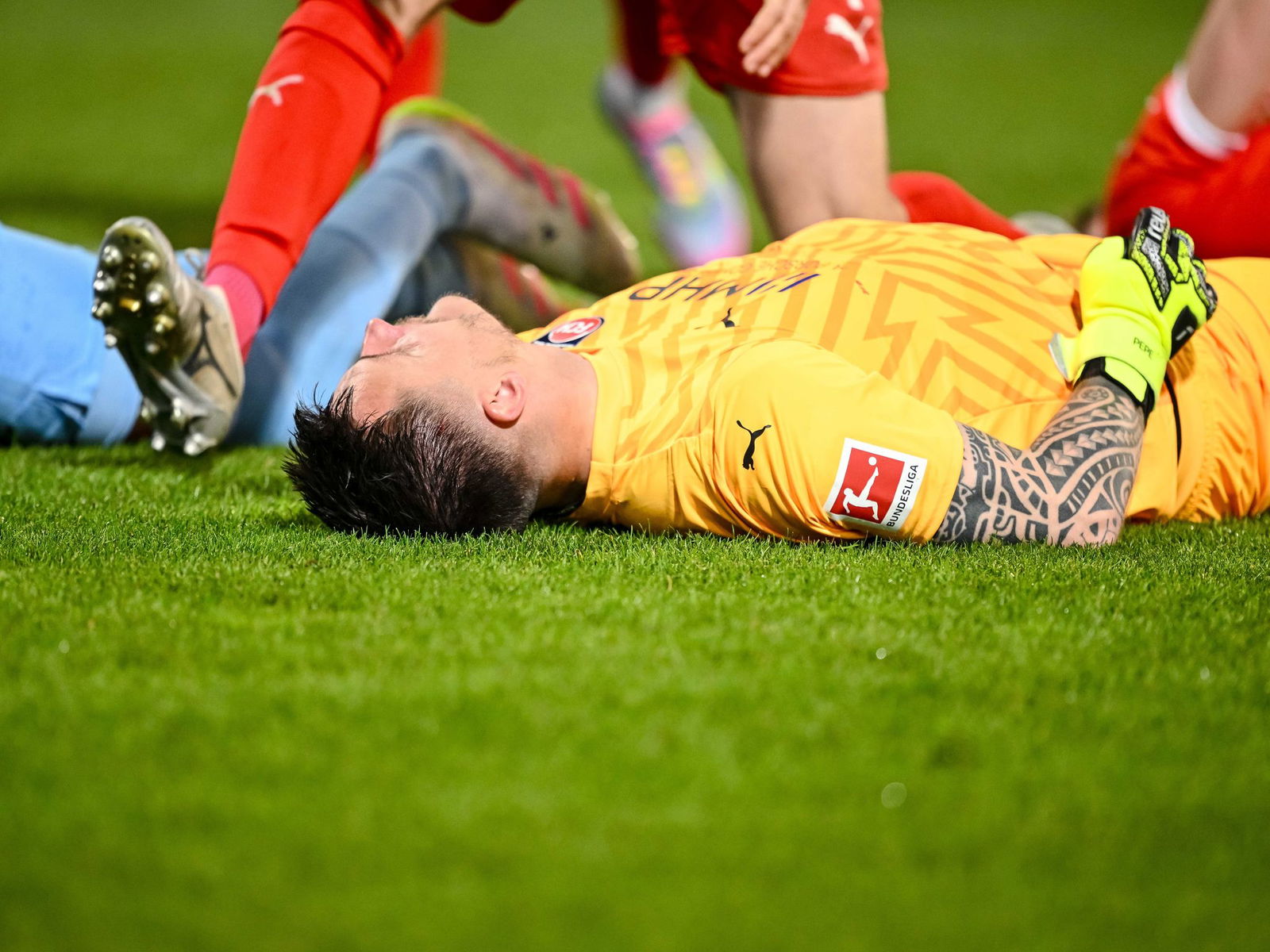 Heidenheims Torhüter Kevin Müller durfte aus dem Krankenhaus nach Hause.