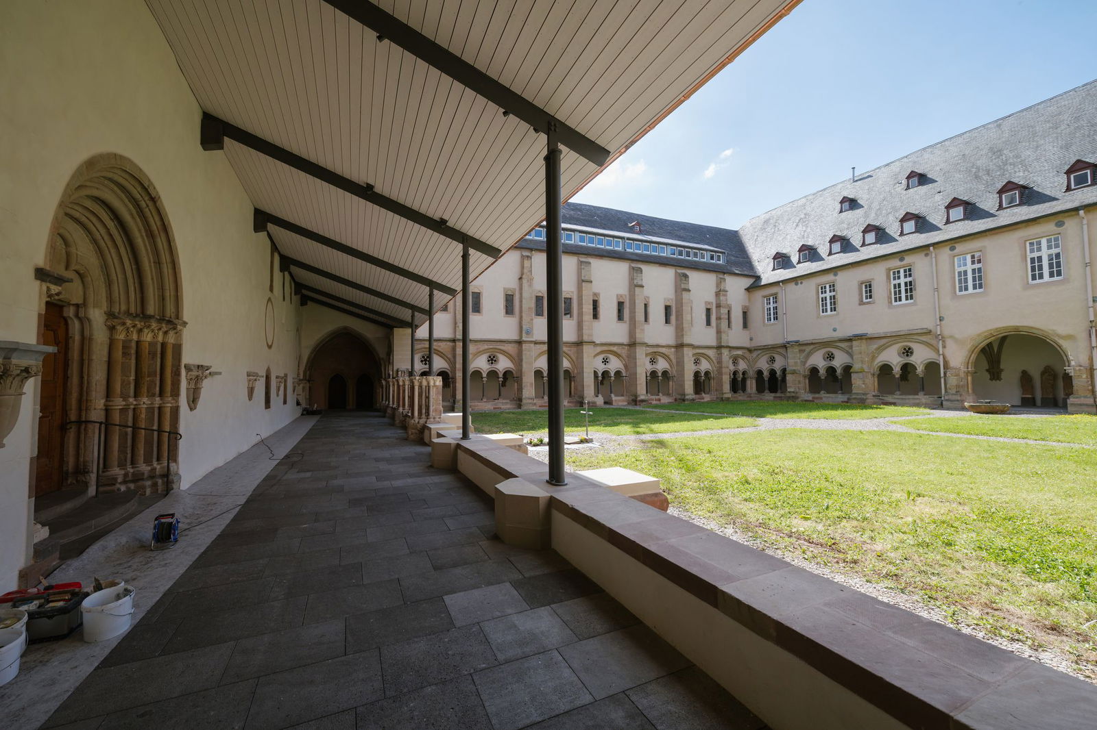 Der Nordflügel war der letzte Flügel, der noch renoviert werden musste.