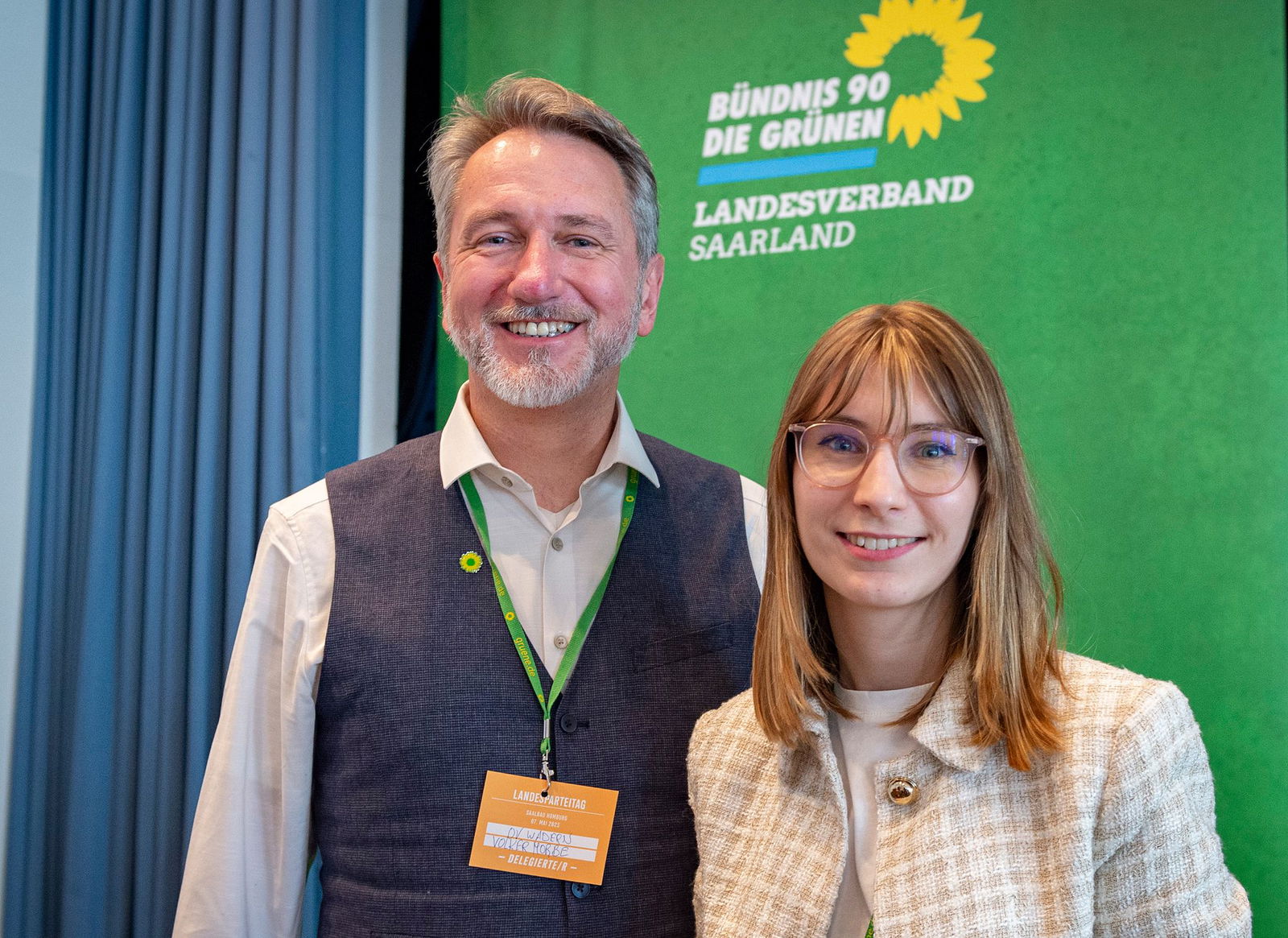 Die beiden Landesvorsitzenden der saarländischen Grünen wurden auf dem Landesparteitag wiedergewählt. (Archivfoto)