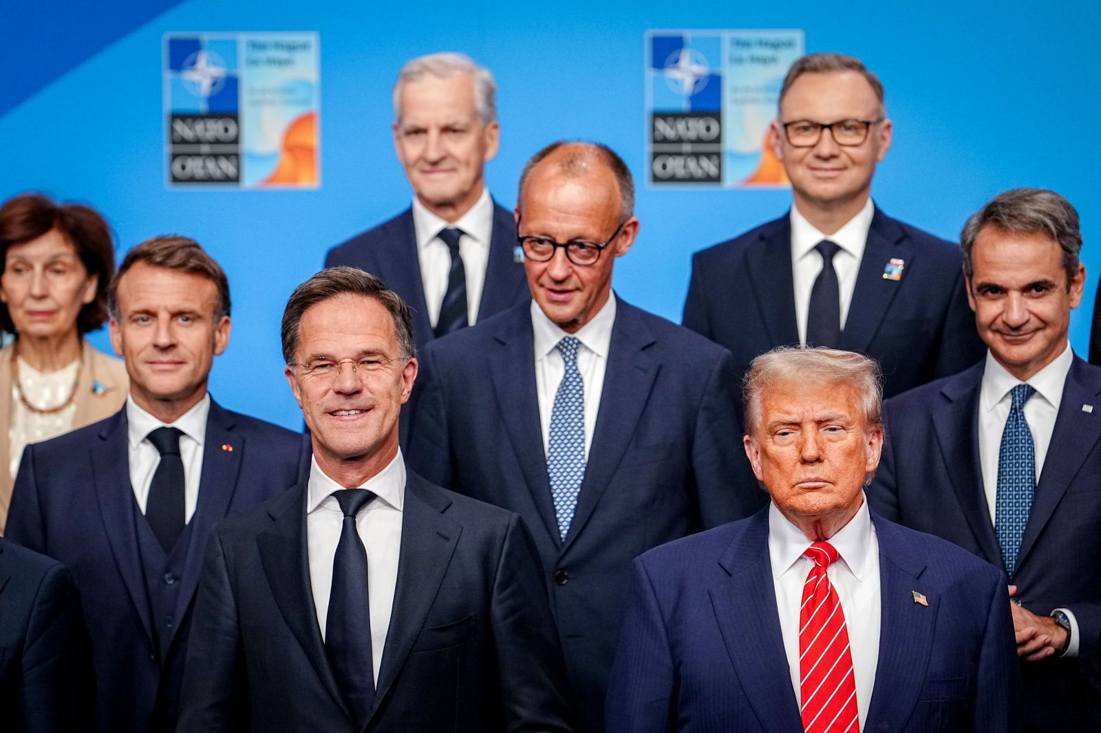 Trump und seine europäischen Verbündeten: Zunächst halten sie zusammen.