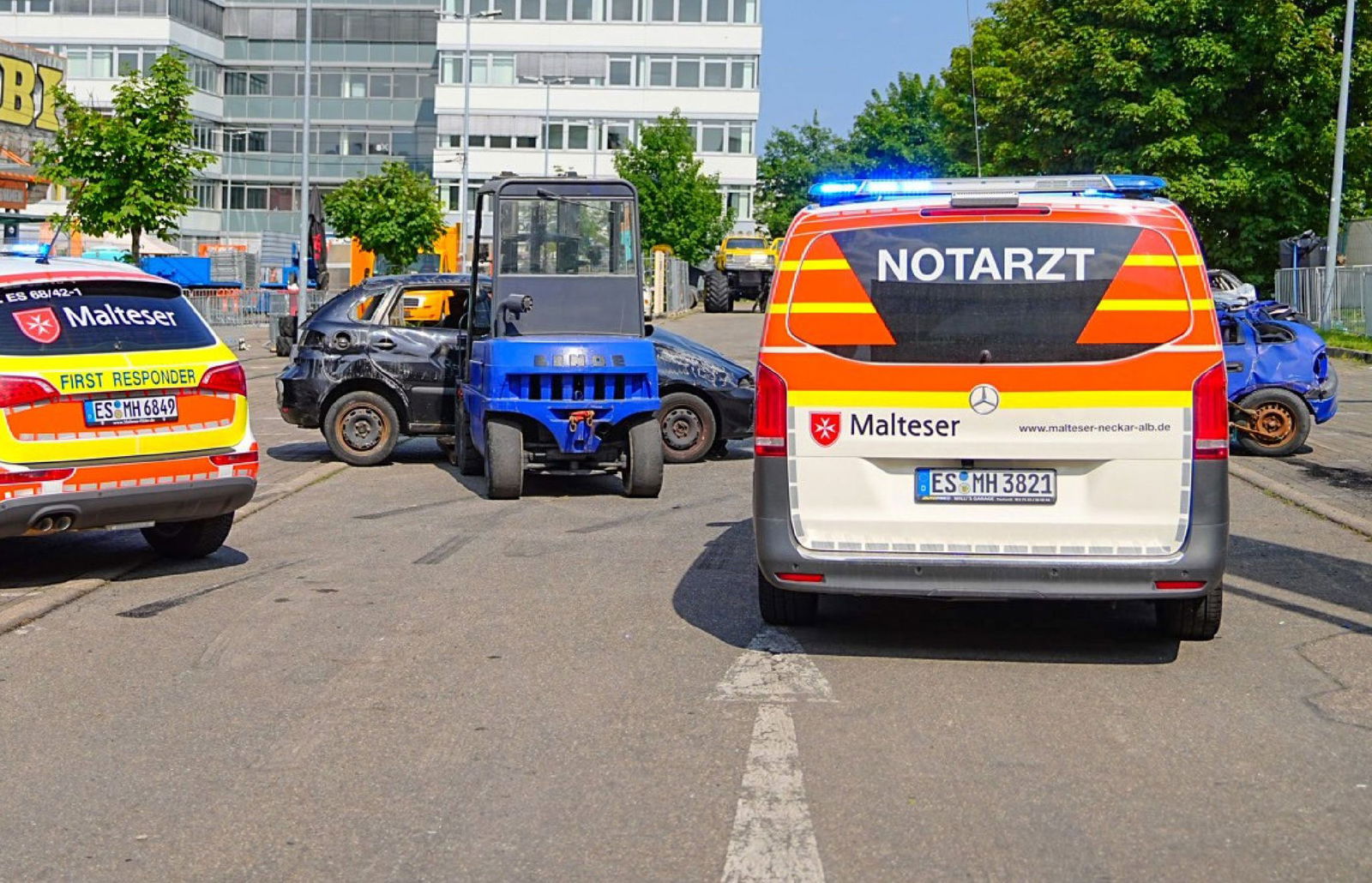 Unter den Verletzten gibt es auch Kinder. 