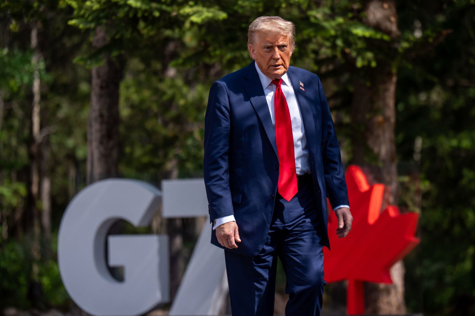 Trump provoziert schon vor Beginn des Gipfels.