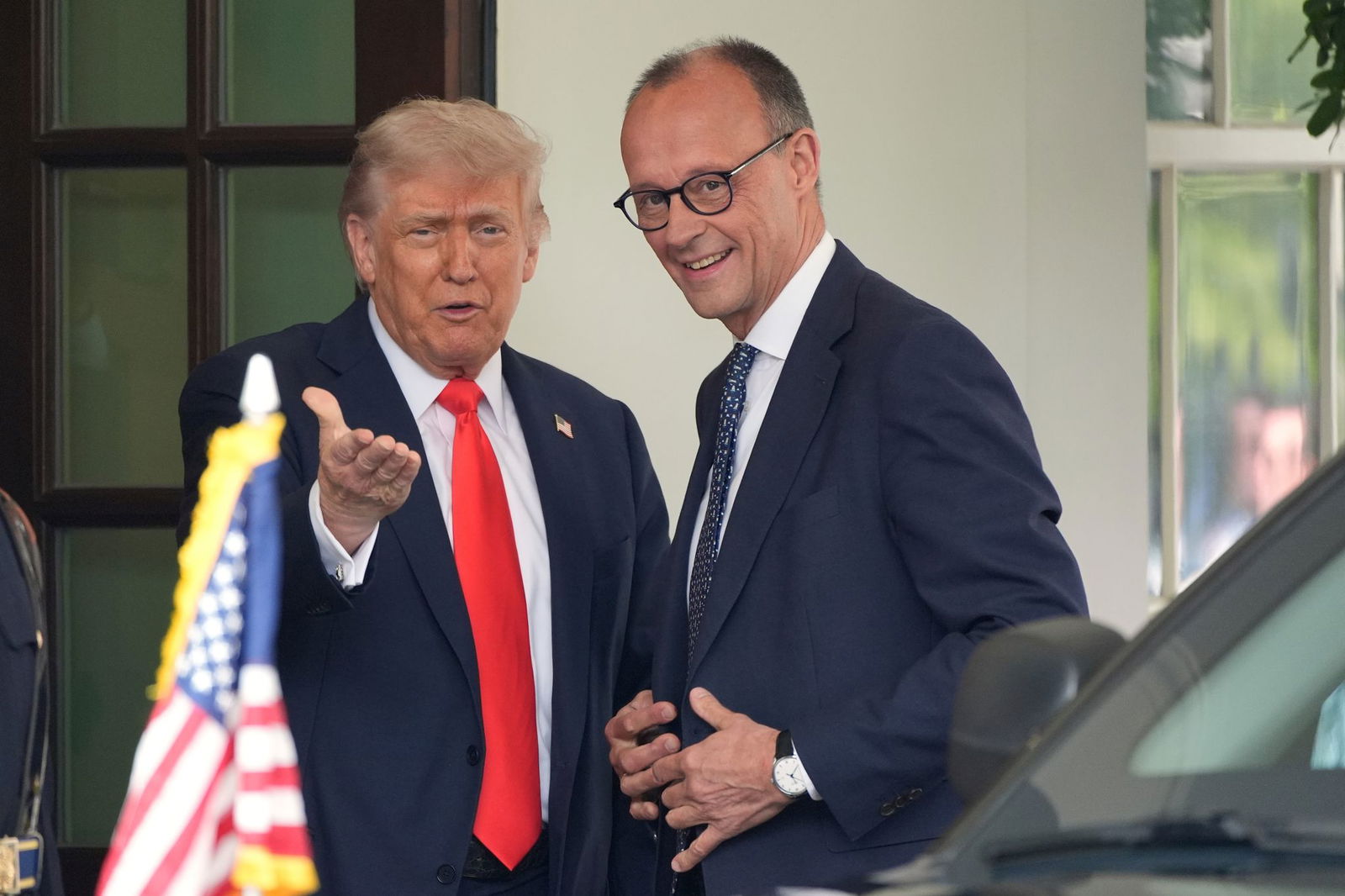 Für Merz ist der erste Besuch im Weißen Haus als Bundeskanzler.