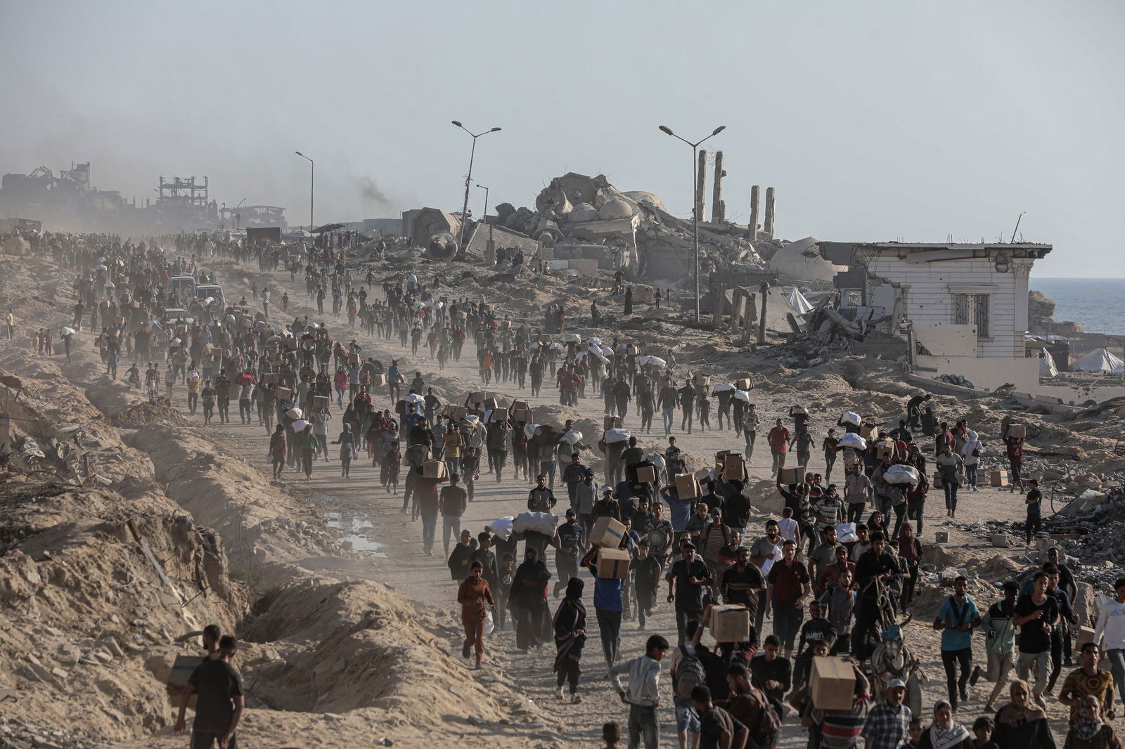 Die UN und andere Hilfsorganisationen üben scharfe Kritik am Verteilmechanismus für humanitäre Hilfe in Gaza. 