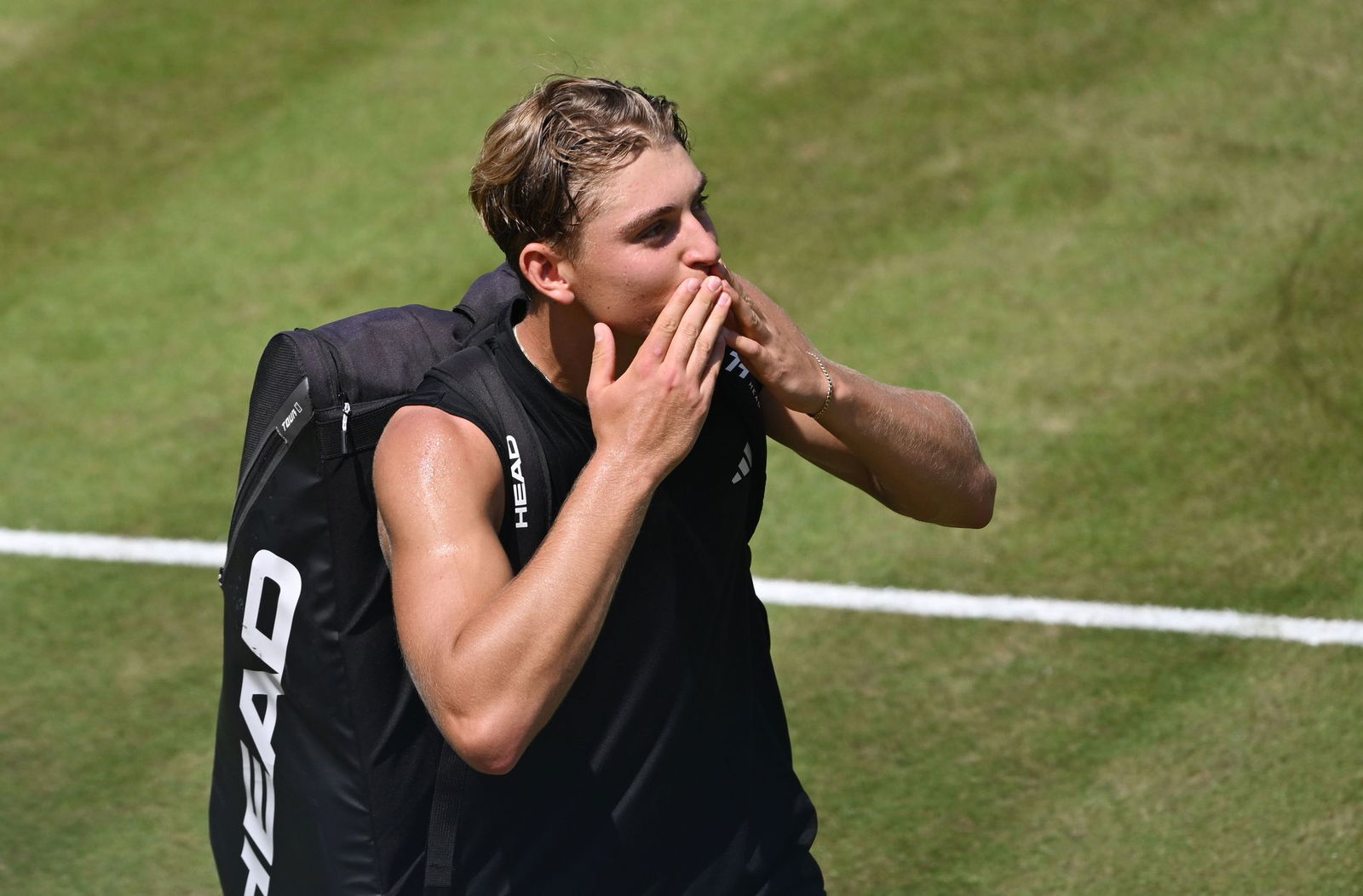 Justin Engel konnte auch mit dem Kanadier Felix Auger-Aliassime lange mithalten.