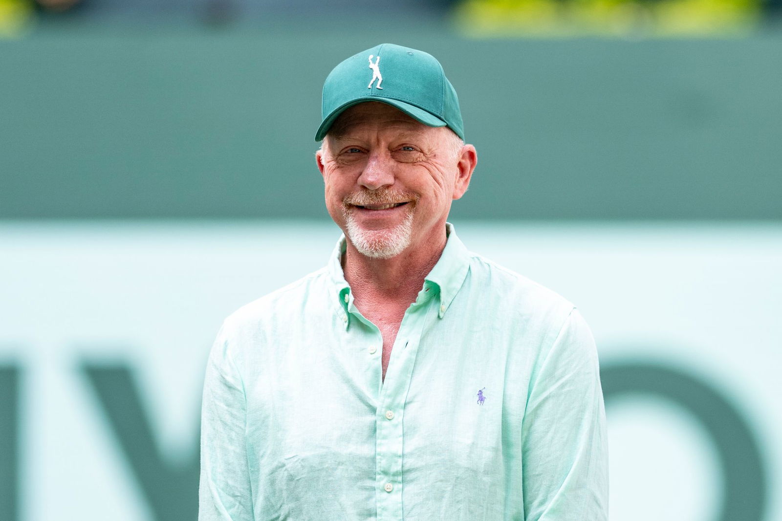 Boris Becker bei seinem Besuch in Halle/Westfalen