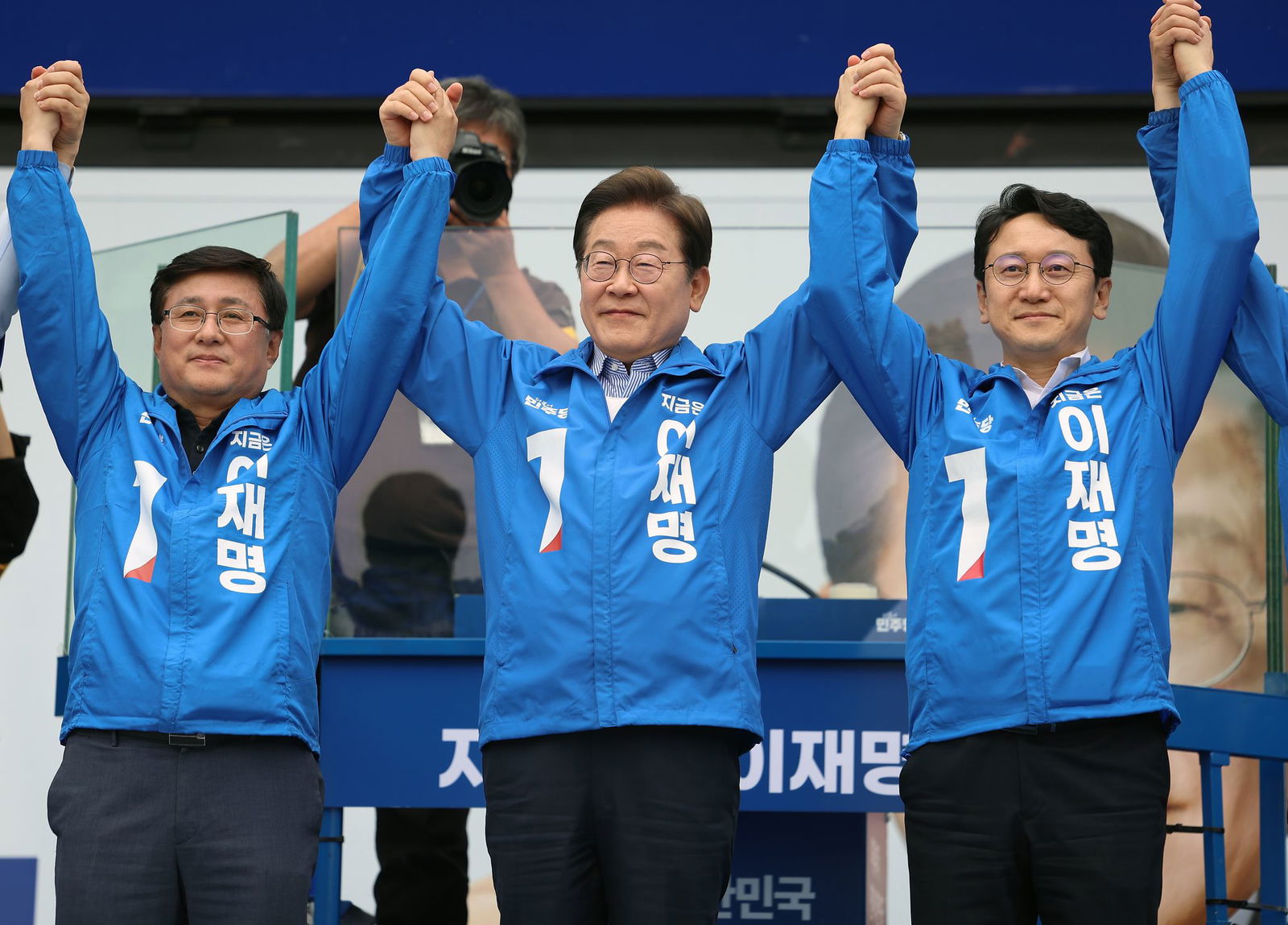 Favorit bei der vorgezogenen Präsidentschaftswahl in Südkorea: Der linke Oppositionsführer Lee Jae Myung.  