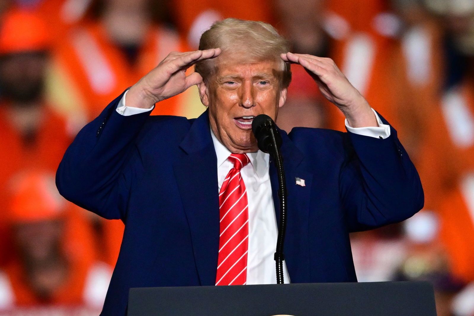 Biden sei schon als Präsident nicht mehr geistig auf der Höhe gewesen, behauptet Trump. (Archivbild)