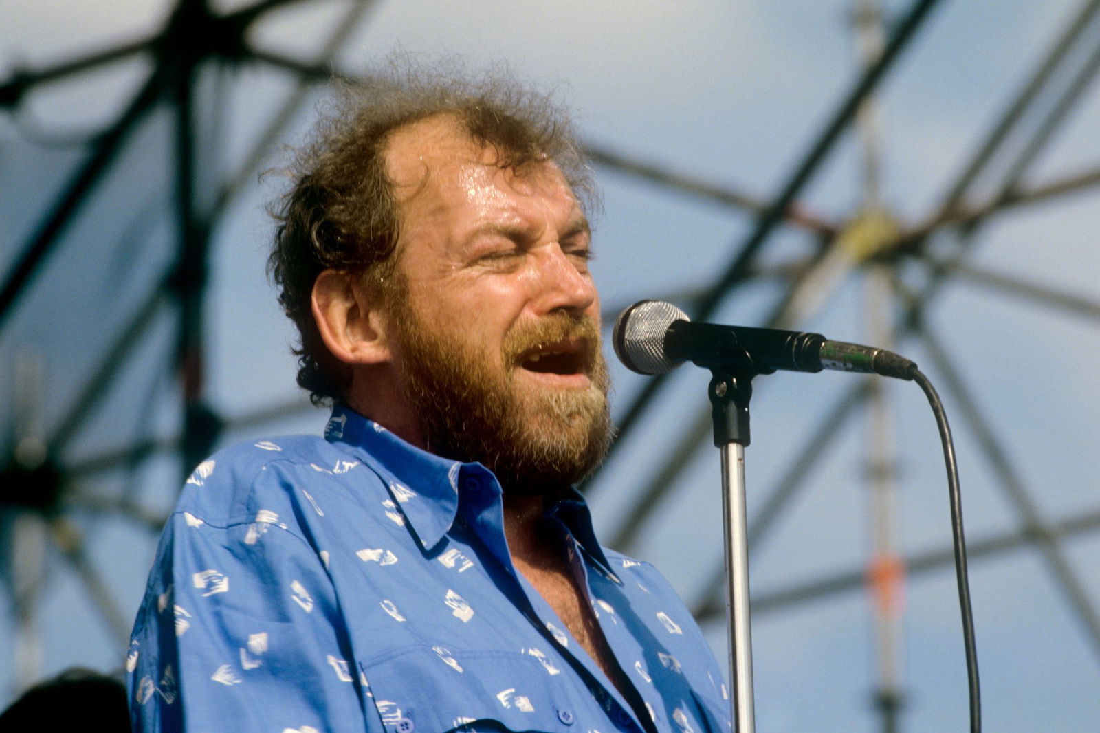 Beim ersten Rock am Ring 1985 stand auch Joe Cocker auf der Bühne. (Archivbild)