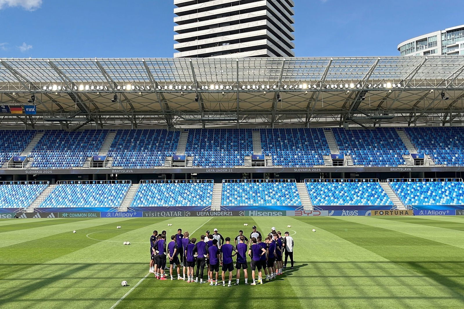 Die deutsche U21 schnuppert Endspielluft im Final-Stadion.