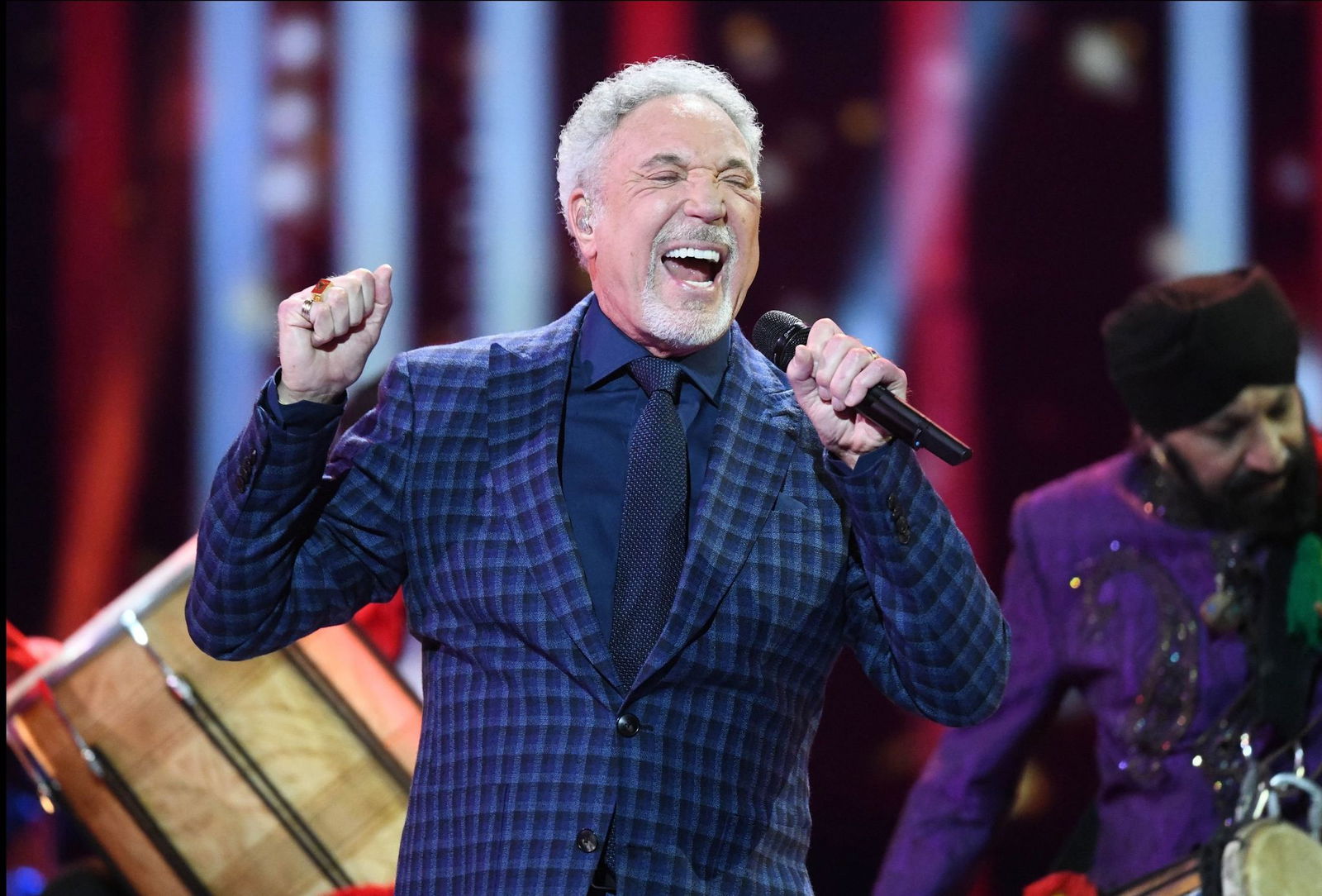 Tom Jones bei einem Auftritt in der Londoner Royal Albert Hall.