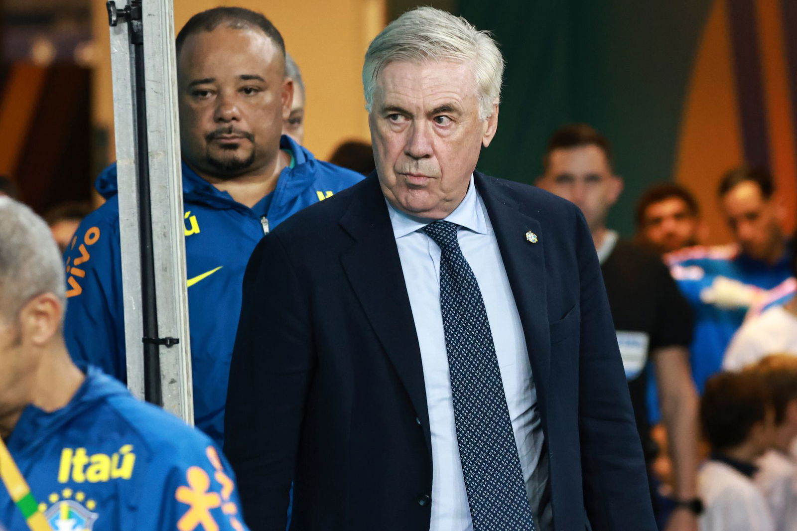 Trainer Carlo Ancelotti war nach der perfekten WM-Qualifikation zufrieden