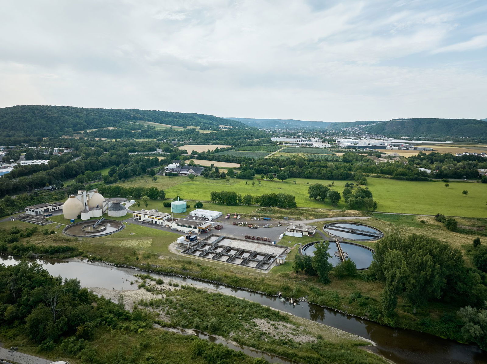 Die Kläranlage Sinzig wurde bei der Flut beschädigt.