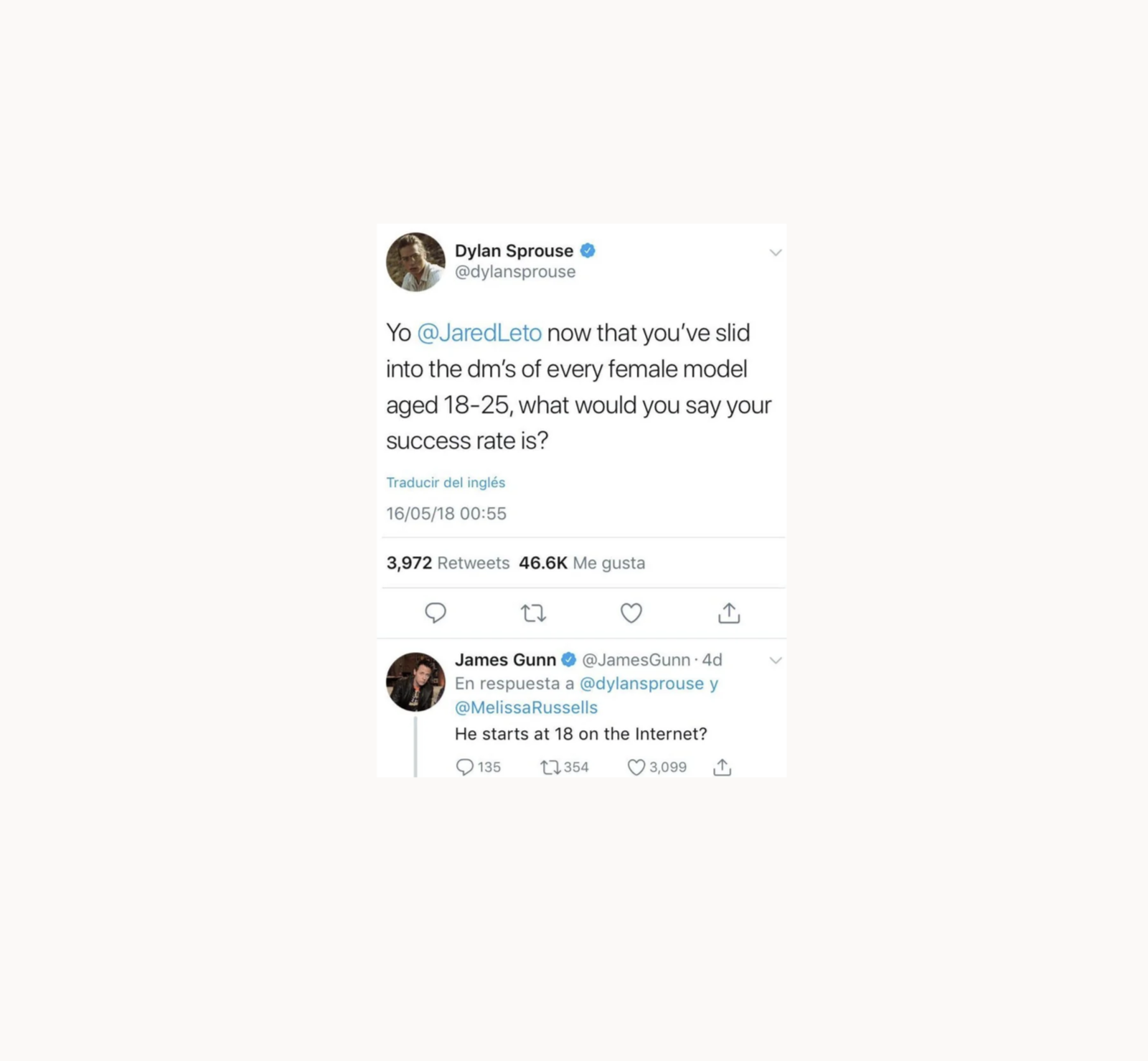 Dylan Spouse x Jared Leto