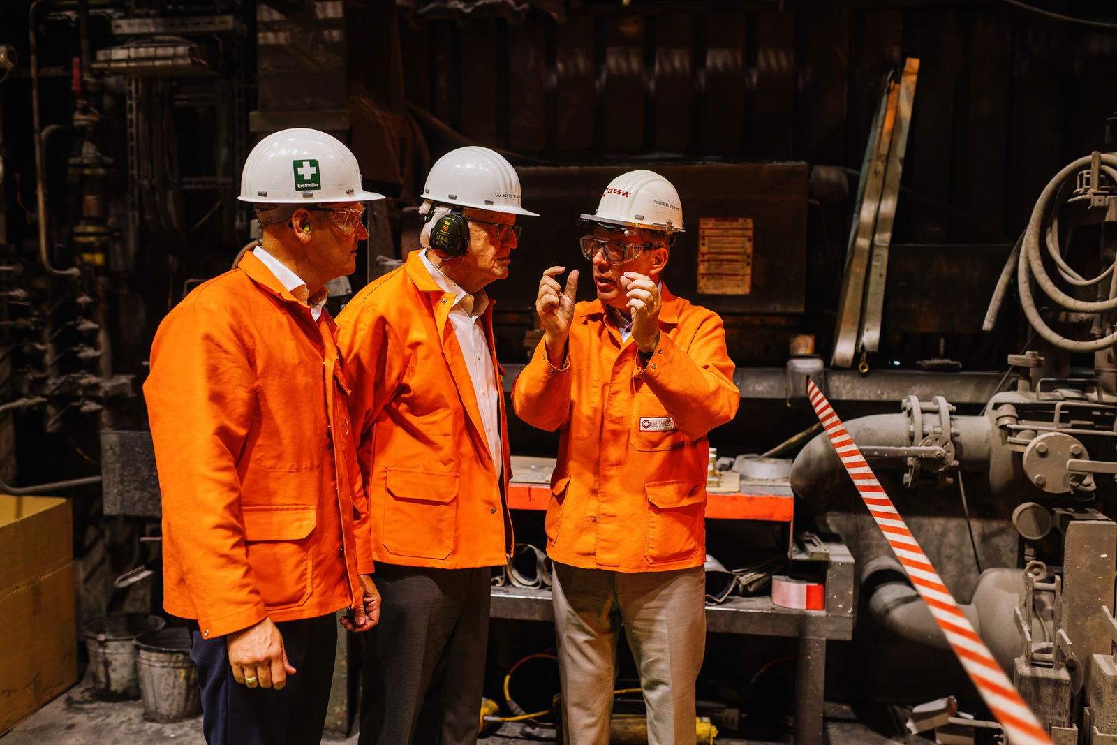 Regierungschef Kretschmann hält das einzige Stahlwerk im Südwesten für zukunftssicher. 