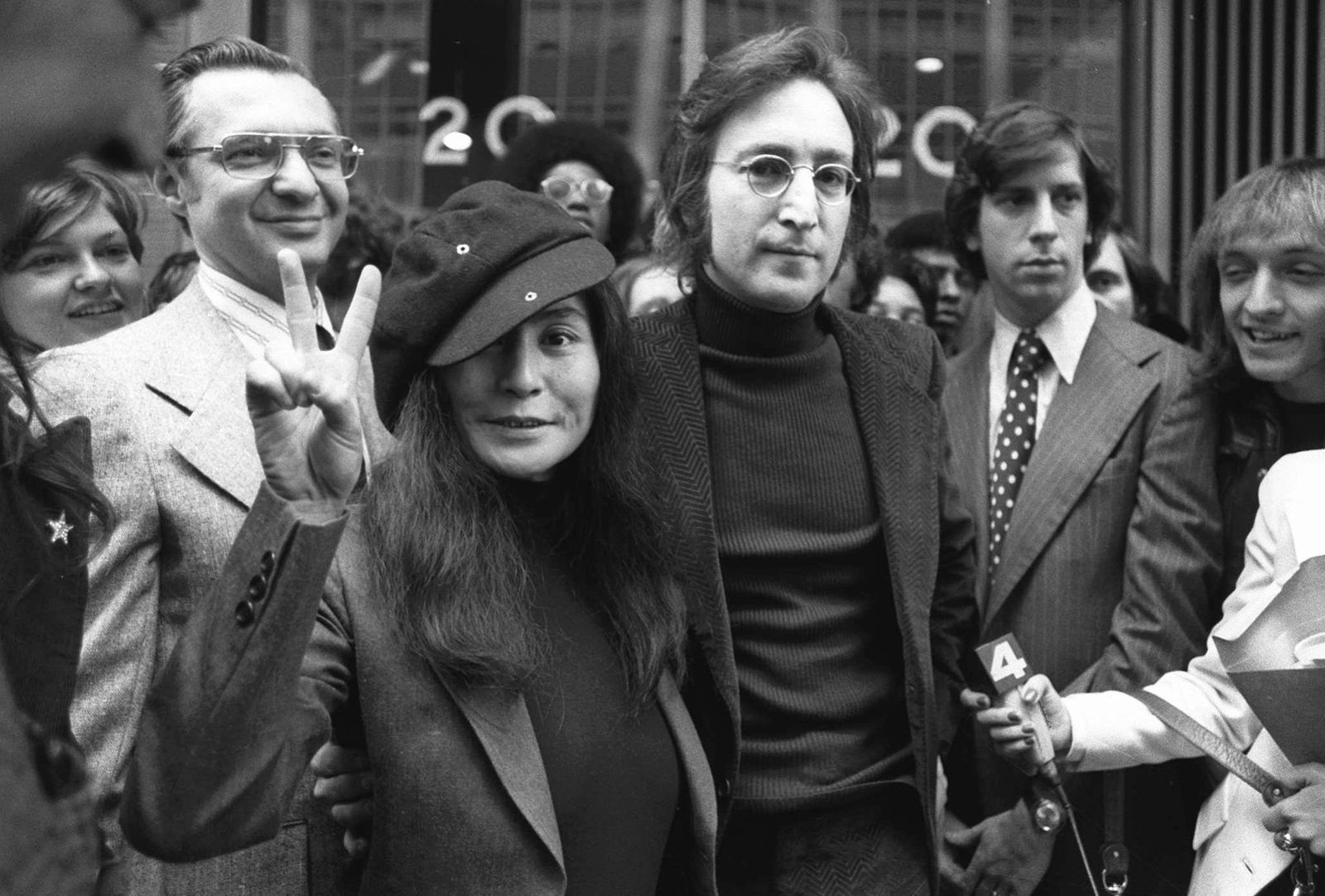 Yoko Ono und John Lennon 1972 in New York (Archivbild).