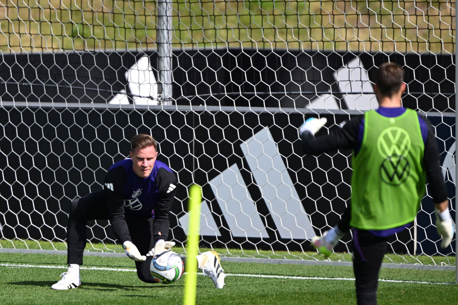 Zurück im DFB-Tor: Marc-André ter Stegen beim Training der Nationalmannschaft. 