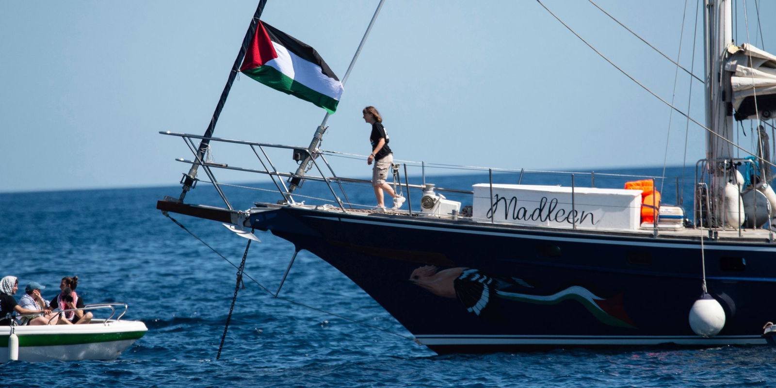 Aktivisten um Greta Thunberg wollen mit Hilfsgütern nach Gaza segeln. 