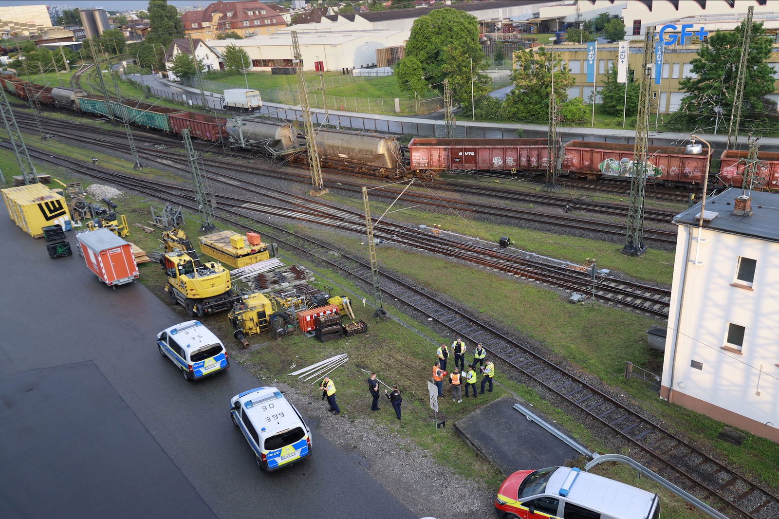 Der Bahnverkehr ist seit Dienstag unterbrochen.