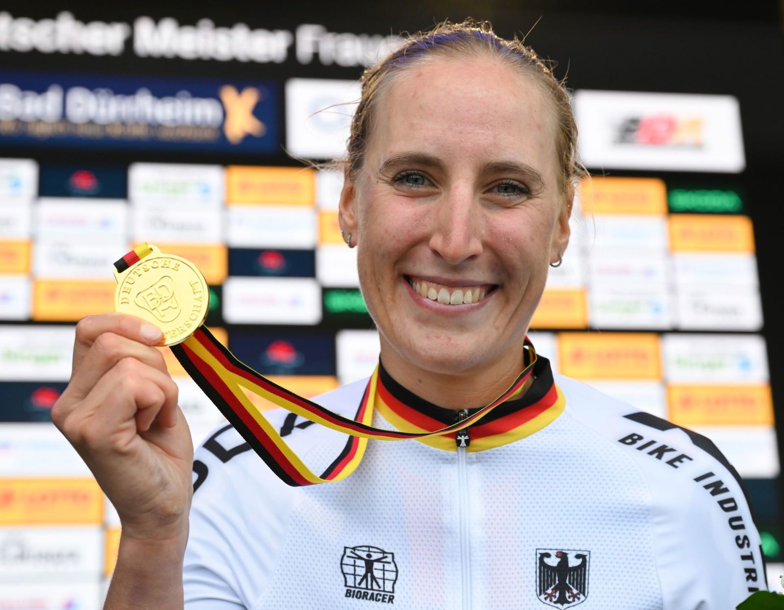 Franziska Koch hat erneut den Meistertitel beim Straßenrennen gewonnen (Archiv). 