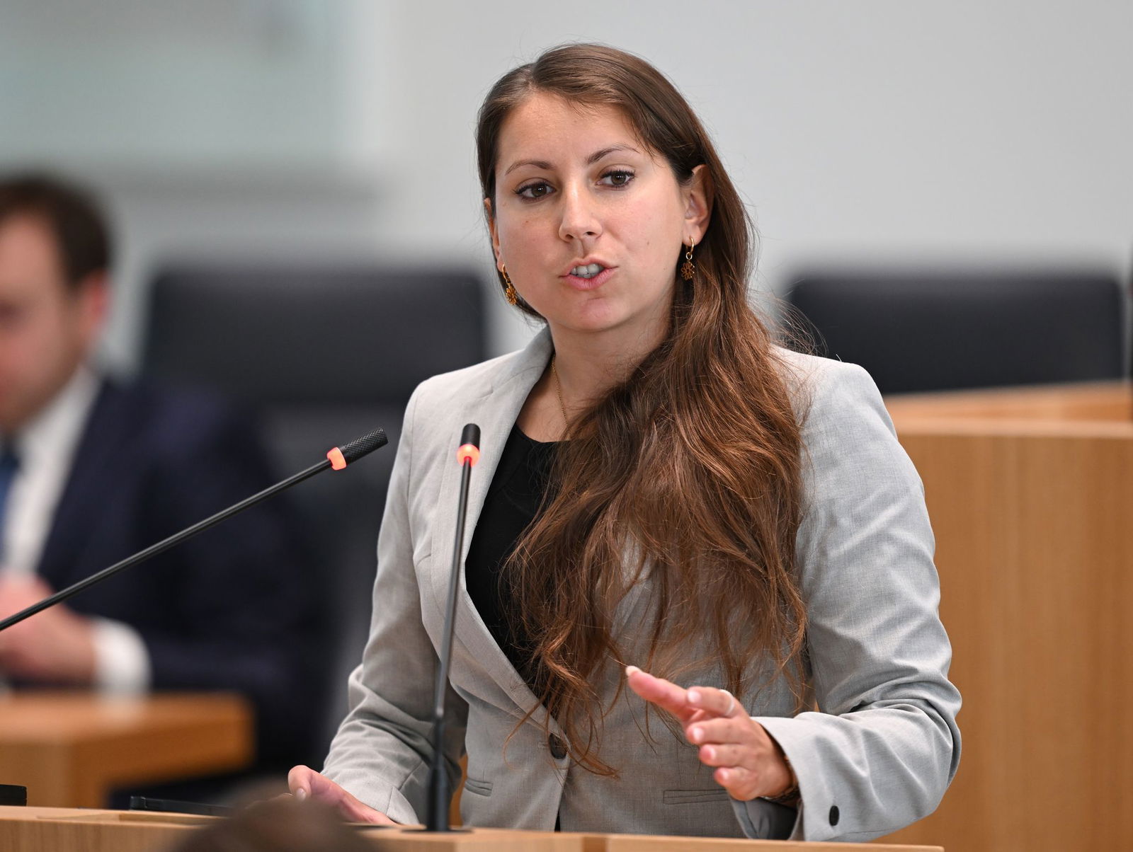 Die Landesvorsitzende und Landtagsabgeordnete Lisa-Marie Jeckel will auf Listenplatz zwei kandidieren. (Archivbild)