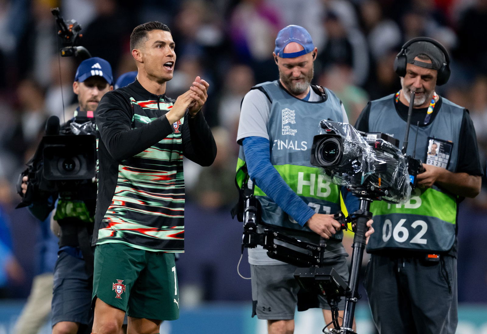 Immer im Mittelpunkt: Portugals mehrmaliger Weltfußballer Cristiano Ronaldo.