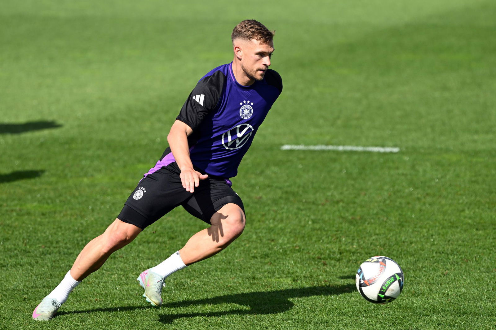 Joshua Kimmich beim Training vor seinem 100. Länderspiel.