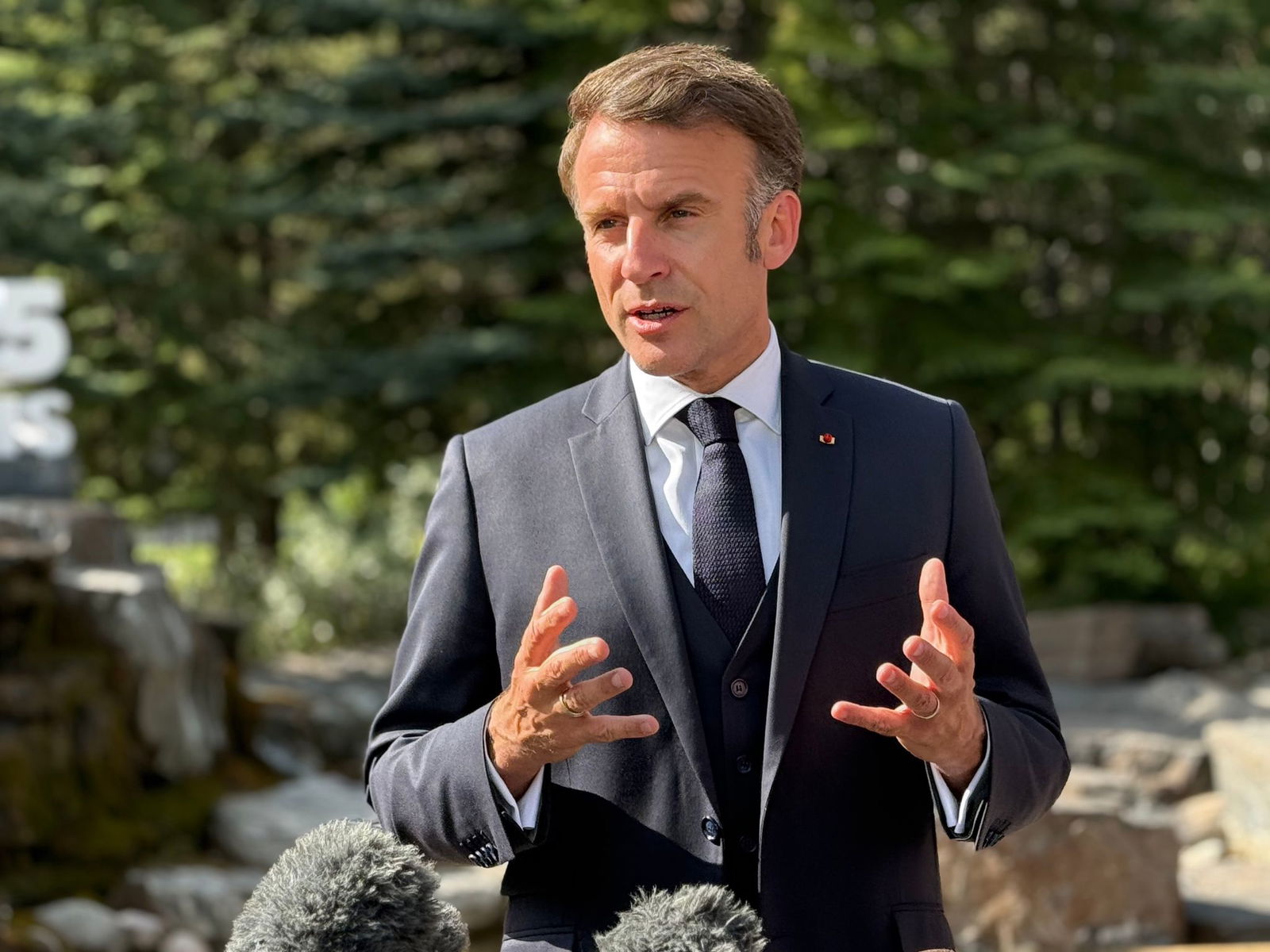 Hofft auf einen Waffenstillstand zwischen dem Iran und Israel: Frankreichs Präsident Emmanuel Macron.