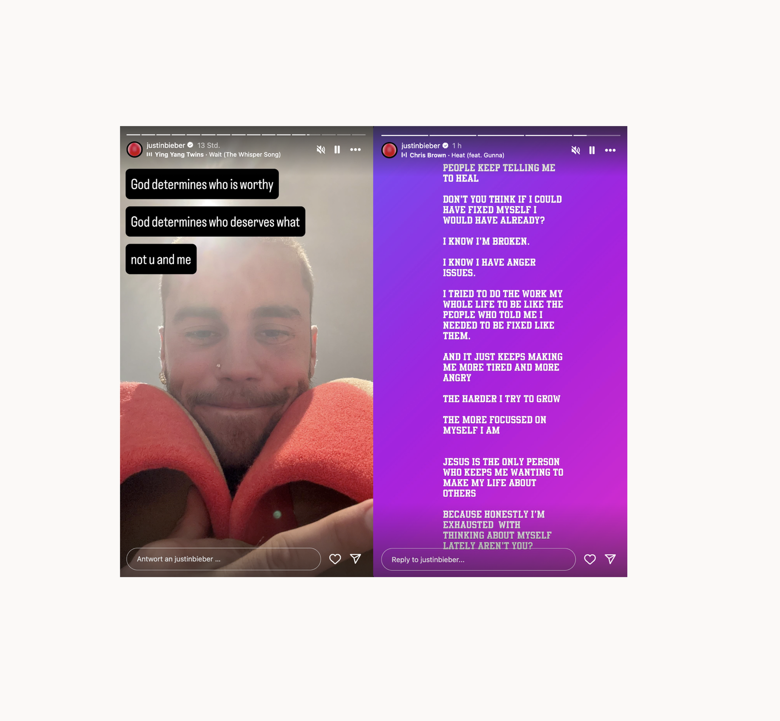 Justin Bieber Instagram 