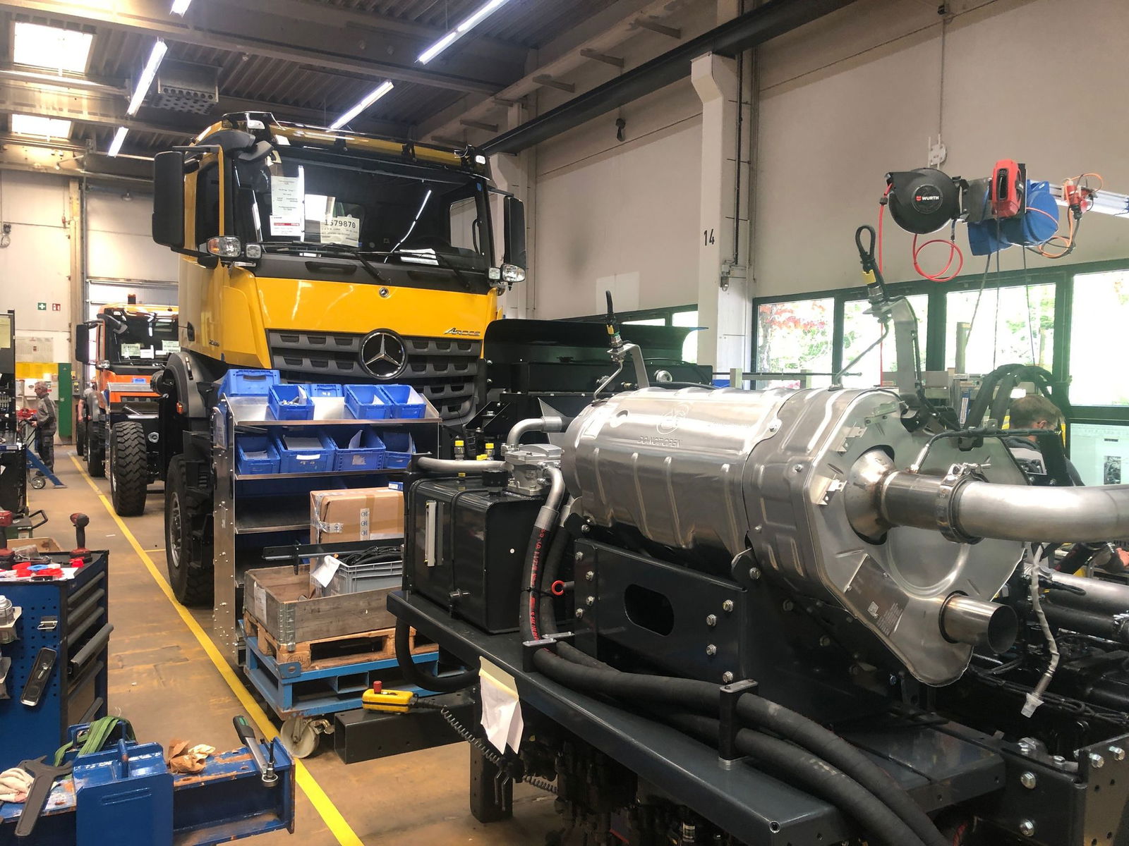 Selbstfahrende Schneeräummaschinen wurden bereits an Flughäfen getestet. 