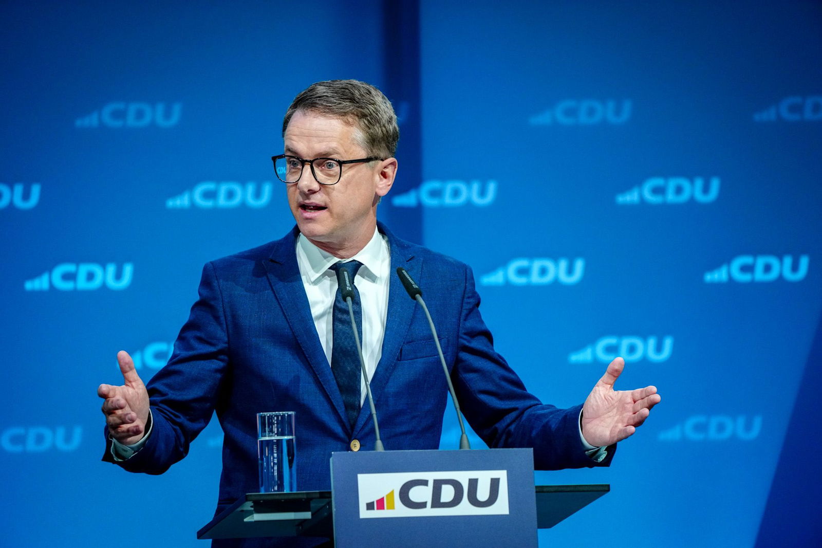 CDU-Generalsekretär Linnemann pocht auf einen Umbau des Bürgergeldes. (Foto-Archiv)