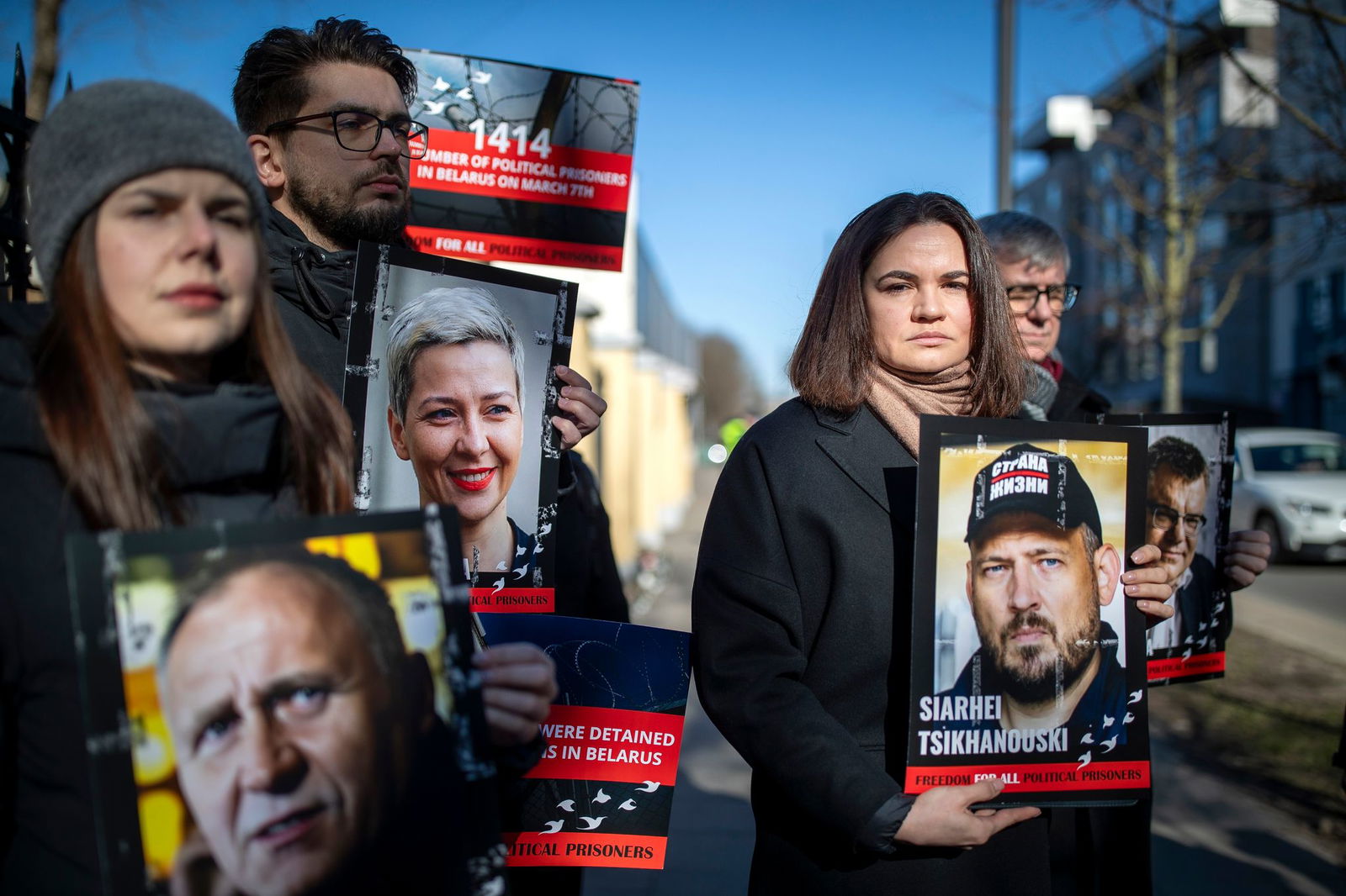 Jahrelang hat die belarussische Oppositionsführerin Swetlana Tichanowskaja für die Freilassung ihres Ehemanns Sergej Tichanowski gekämpft. (Archivbild)