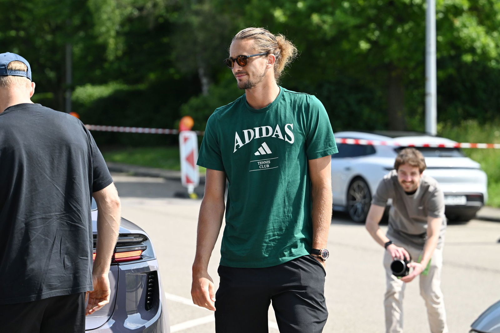 Zverev ist in Stuttgart angekommen.