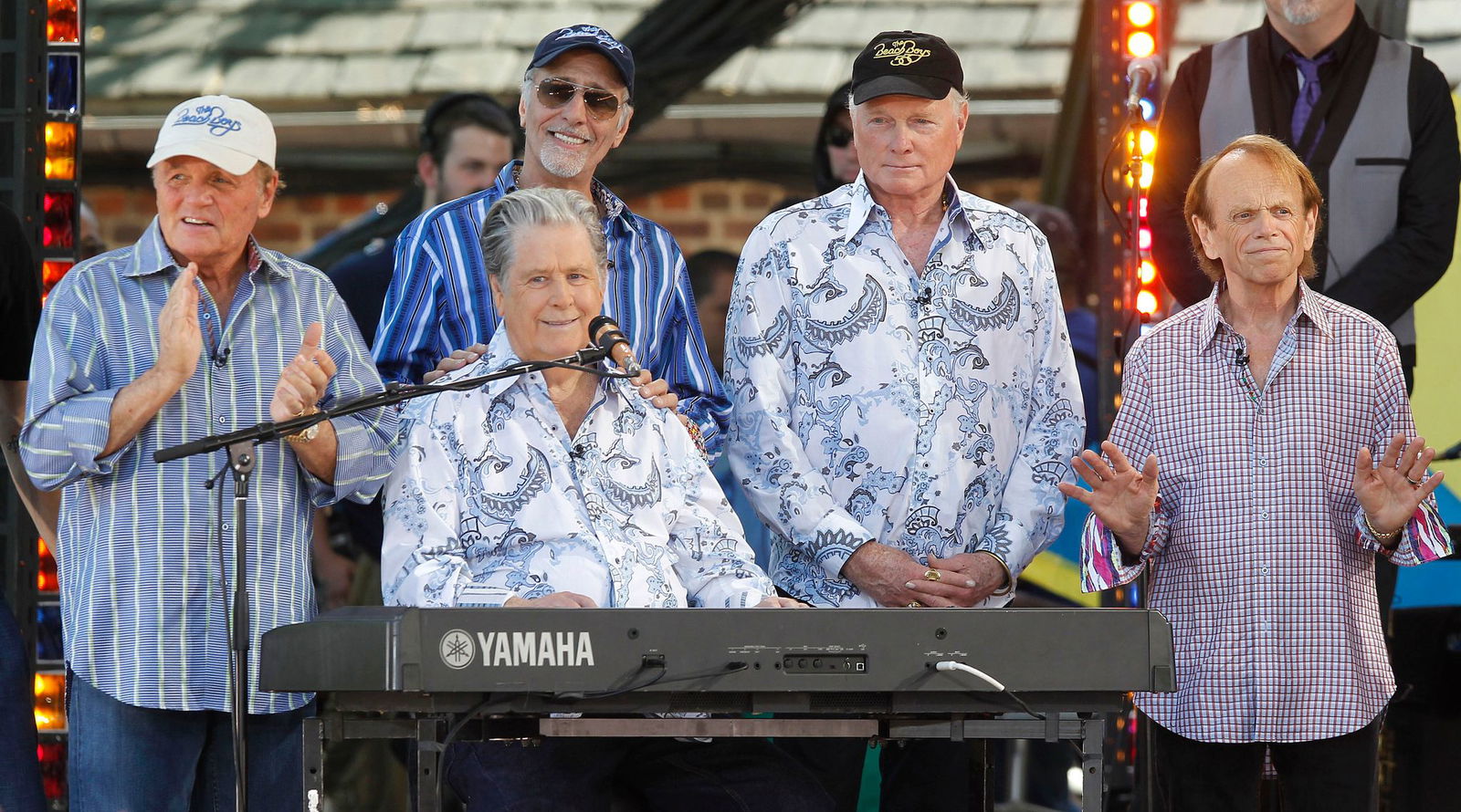 Kurzzeitig trat Brian Wilson auch wieder mit seinen alten Beach-Boys-Kollegen auf. (Archivfoto)