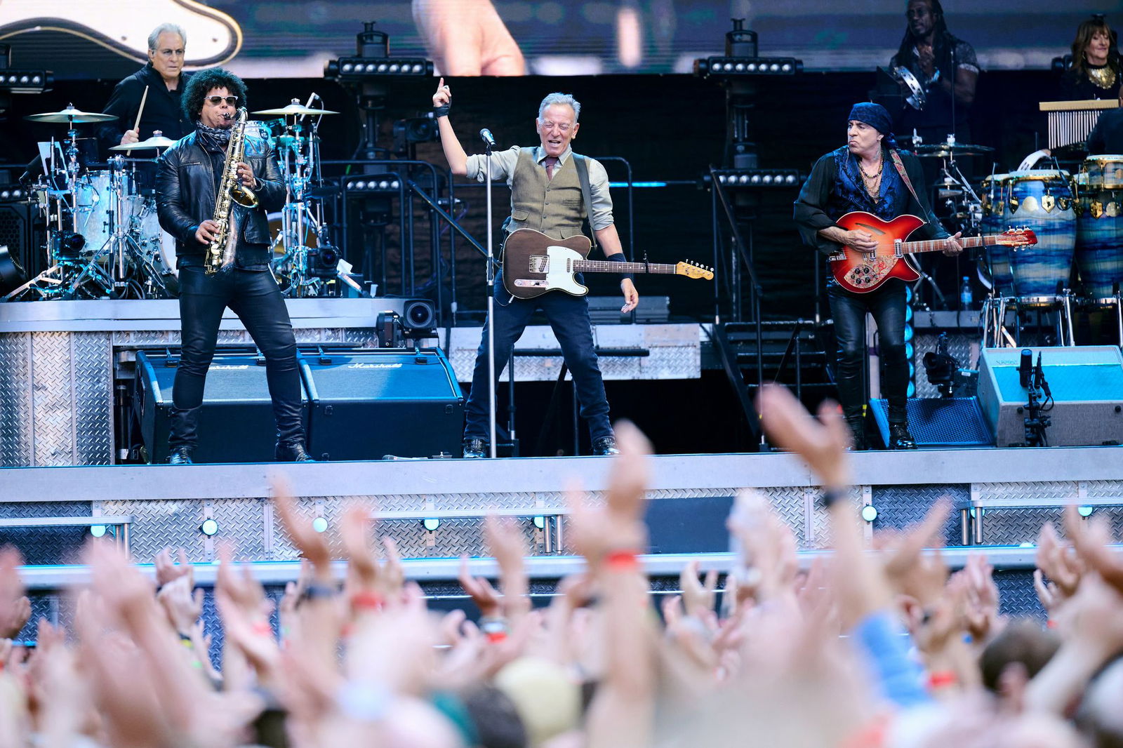 Der Sänger kritisierte unter anderem den Umgang mit den Demonstrationen in Los Angeles.