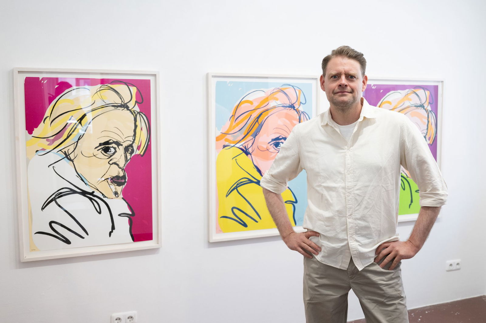 Comedian und Schauspieler Max Giermann malt wieder.