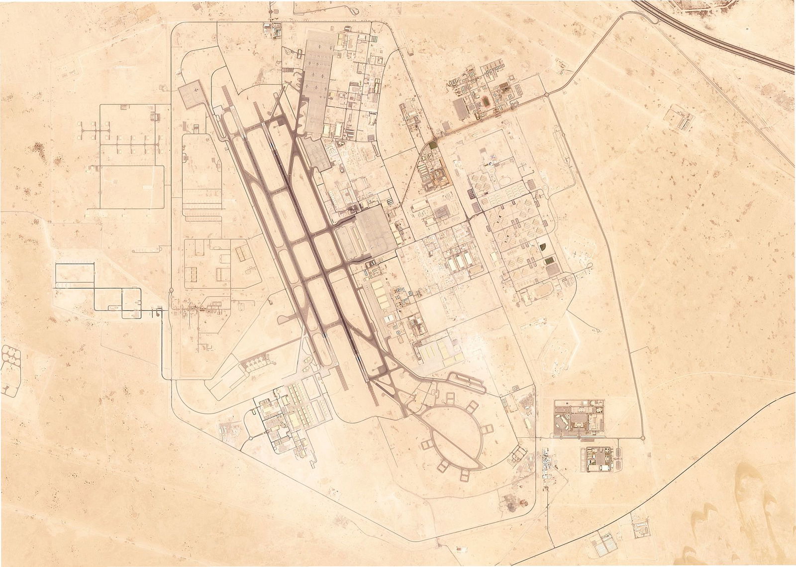 Ziel des iranischen Angriffs war der US-Stützpunkt Al-Udeid in Katar.