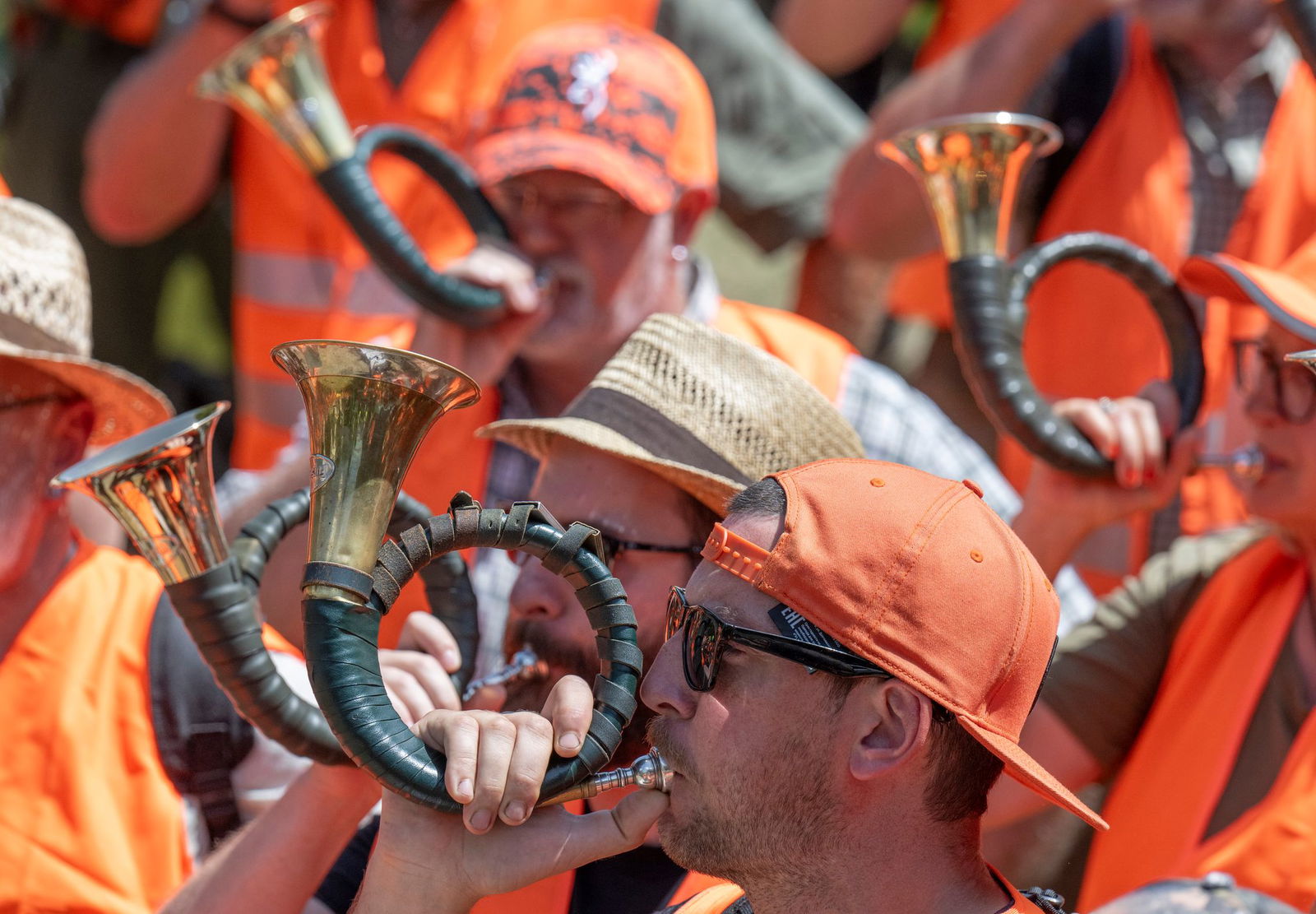 Jäger demonstrieren seit Monaten gegen die geplante Novelle des Jagdschutzgesetzes. 